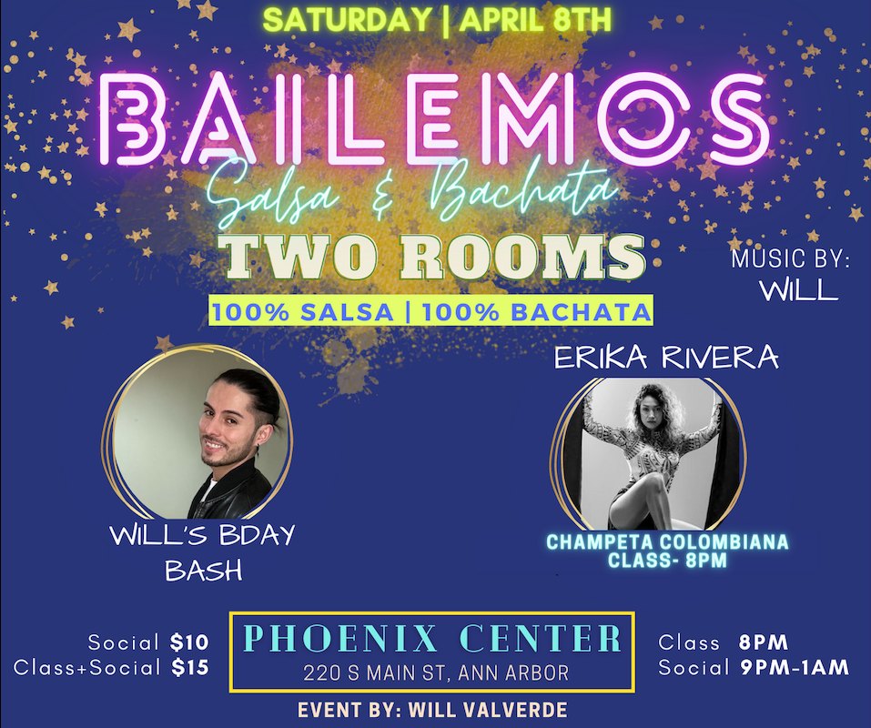 BAILEMOS Social + BDAY BASH - 100% Salsa & 100% Bachata