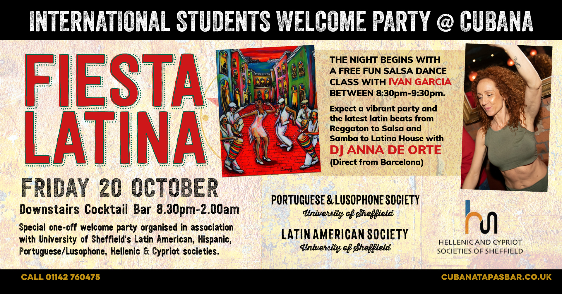 FIESTA LATINA - INTERNATIONAL STUDENTS WELCOME PARTY
