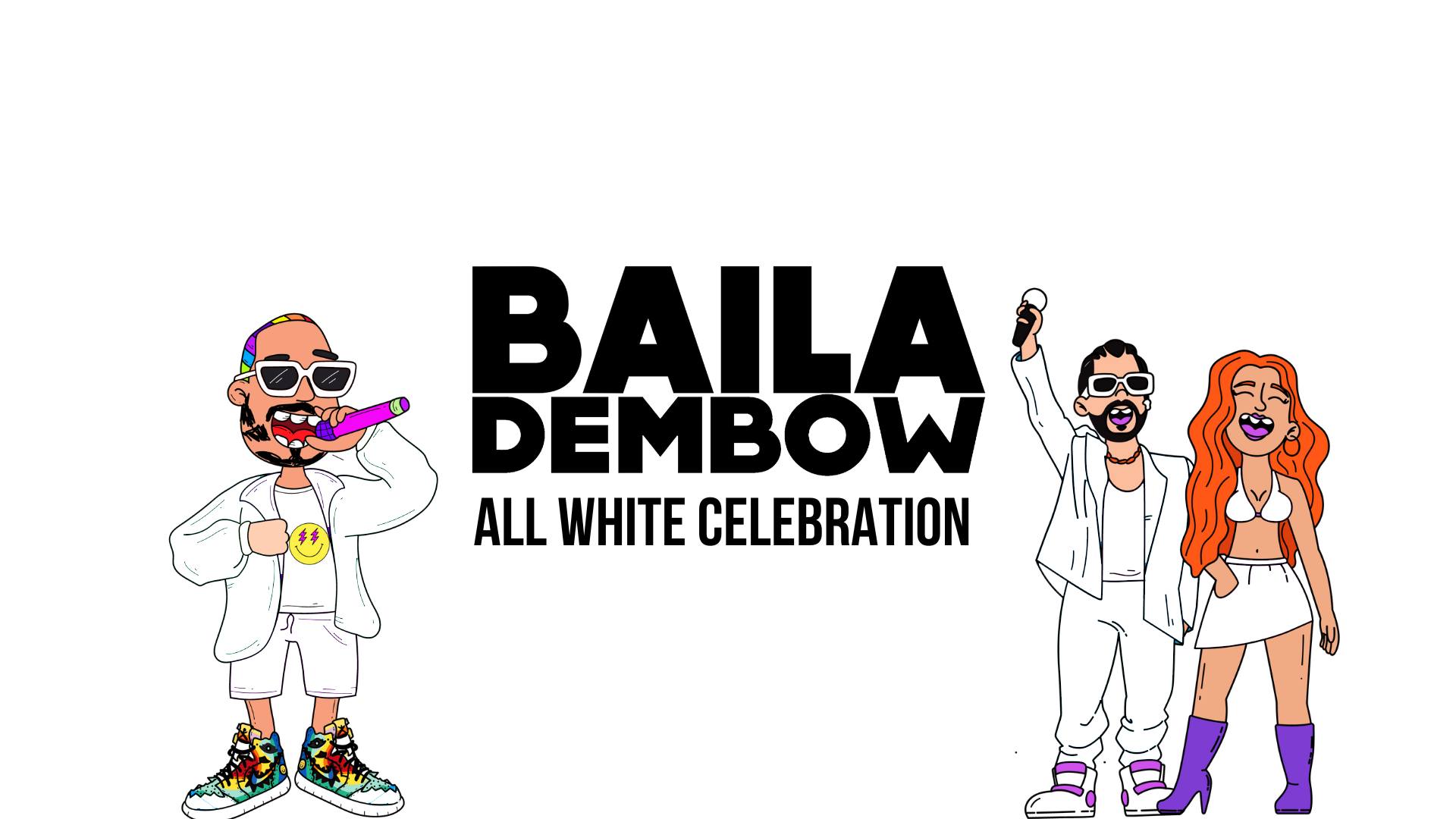 Baila Dembow All White Celebration Latin & Caribbean