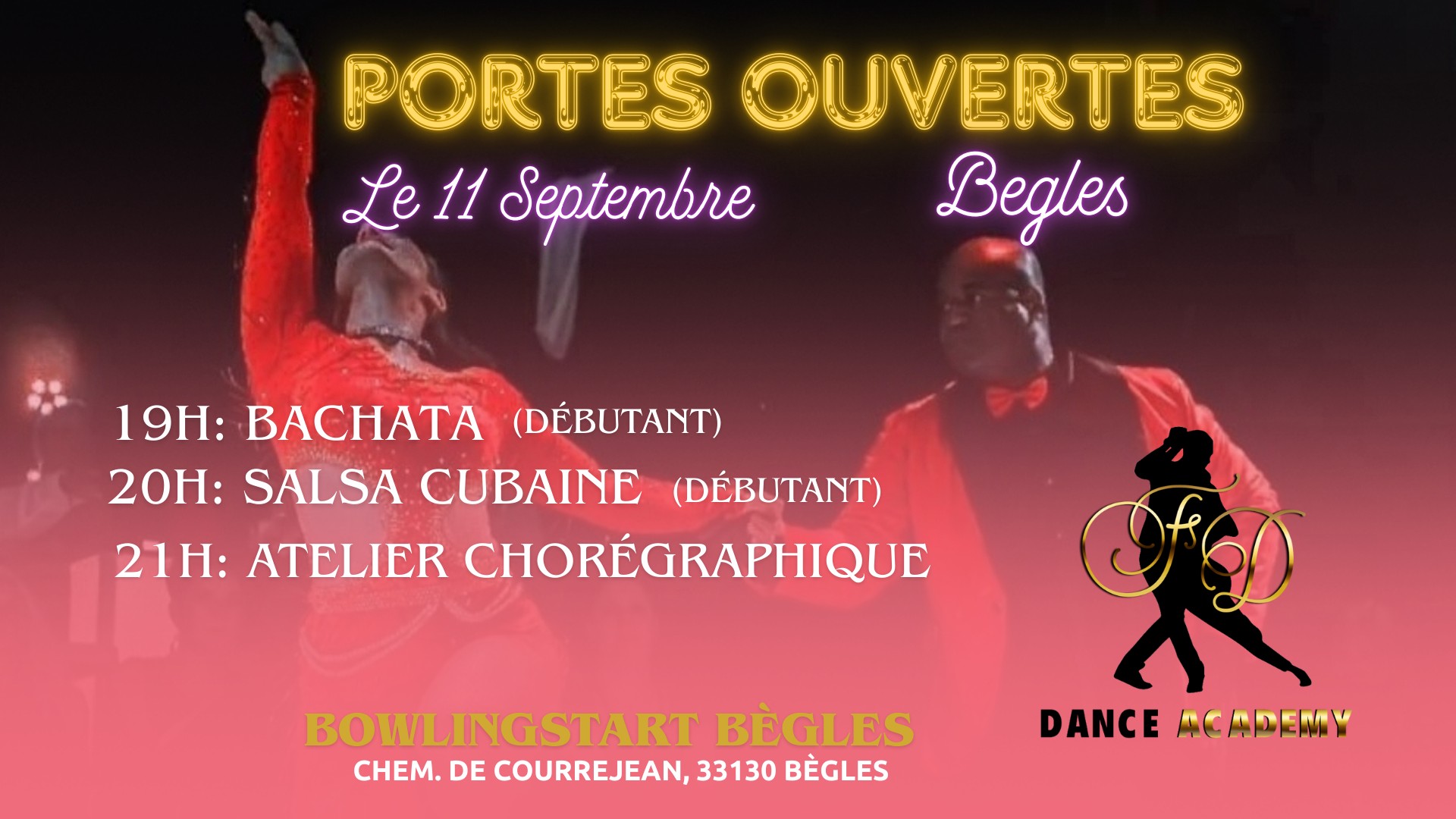 Portes Ouvertes à Bègles, Salsa , Bachata, Atelier Chorégraphique