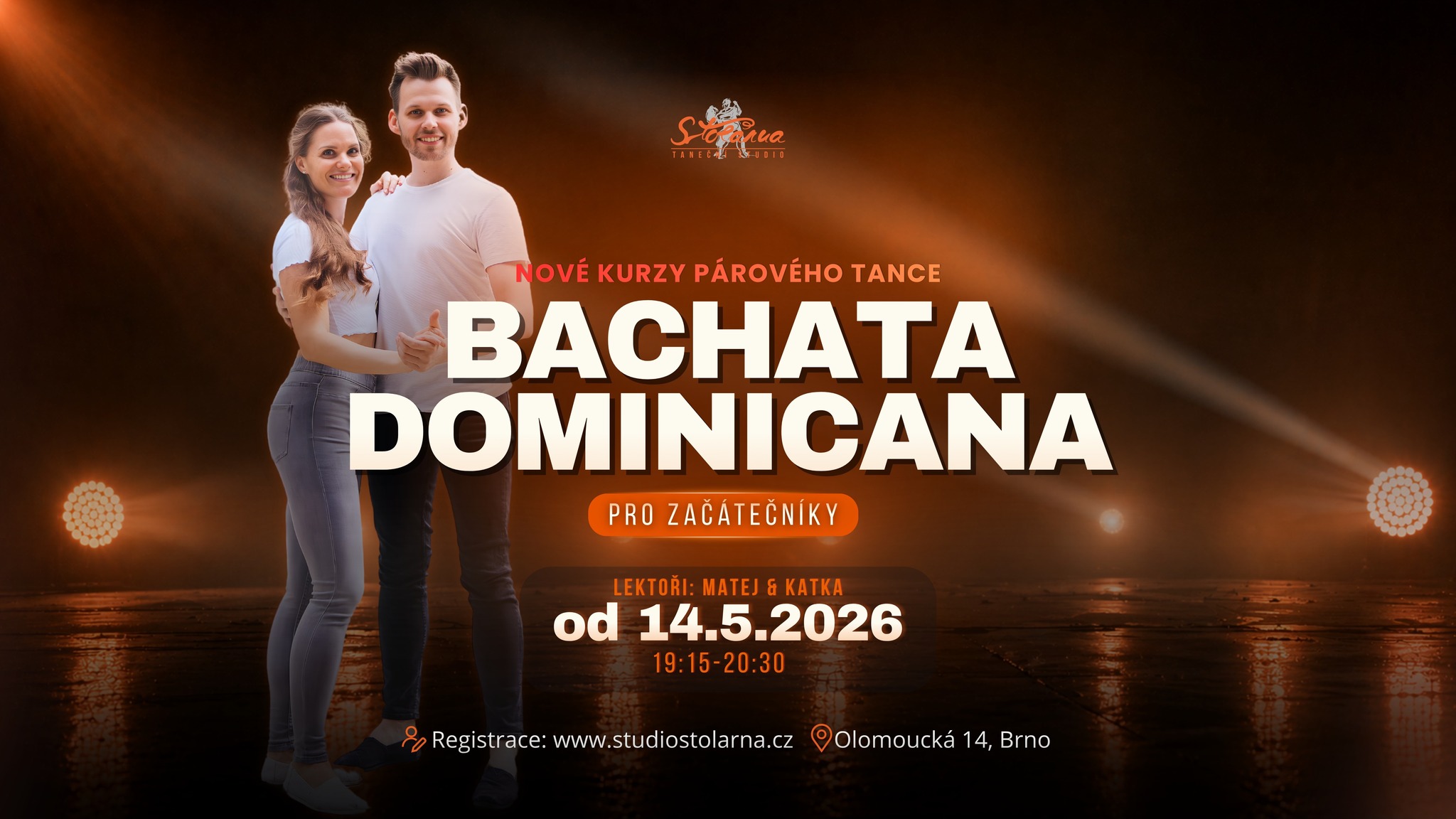 Nové kurzy tance BACHATA DOMINICANA pro úplné začátečníky