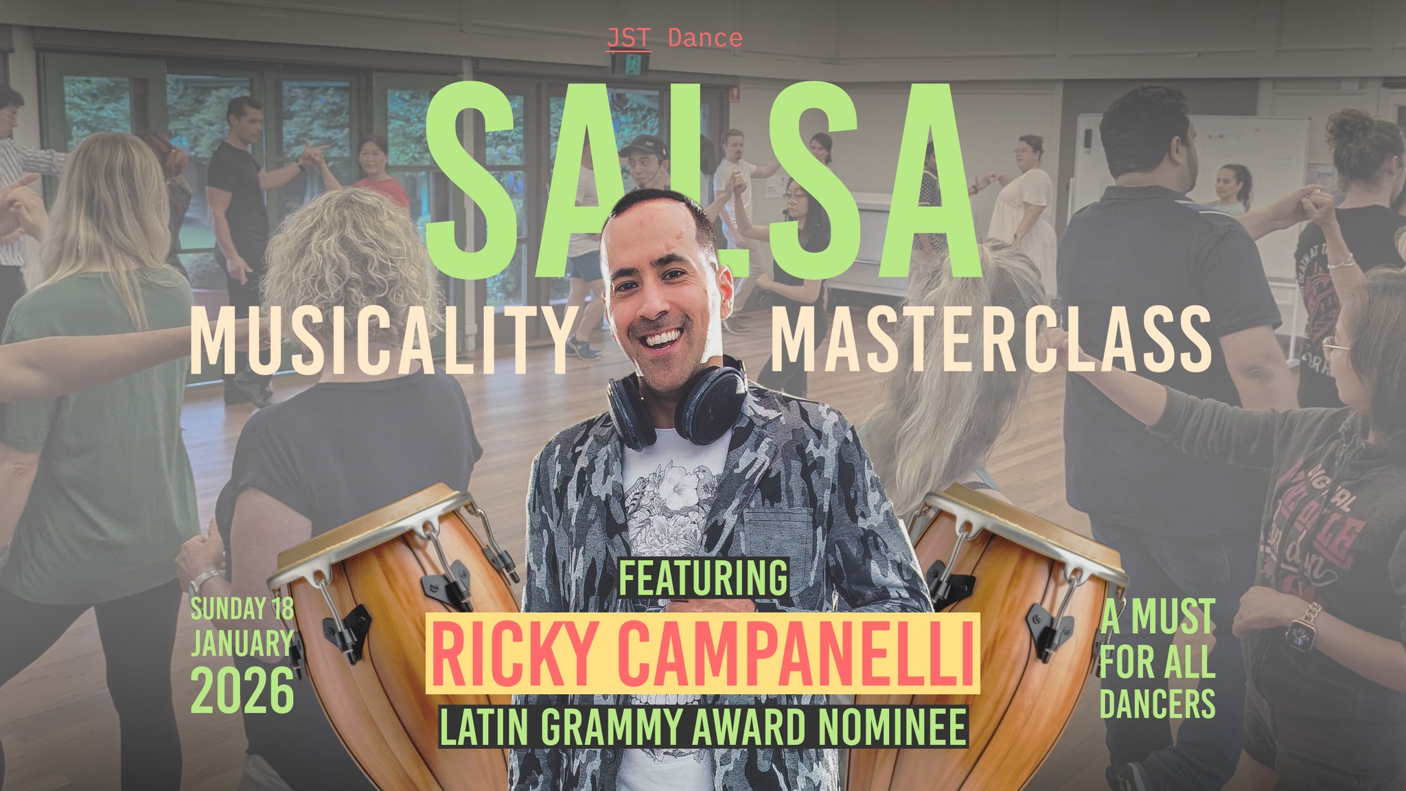 JST Dance: Salsa Musicality Masterclass with DJ Ricky Campanelli