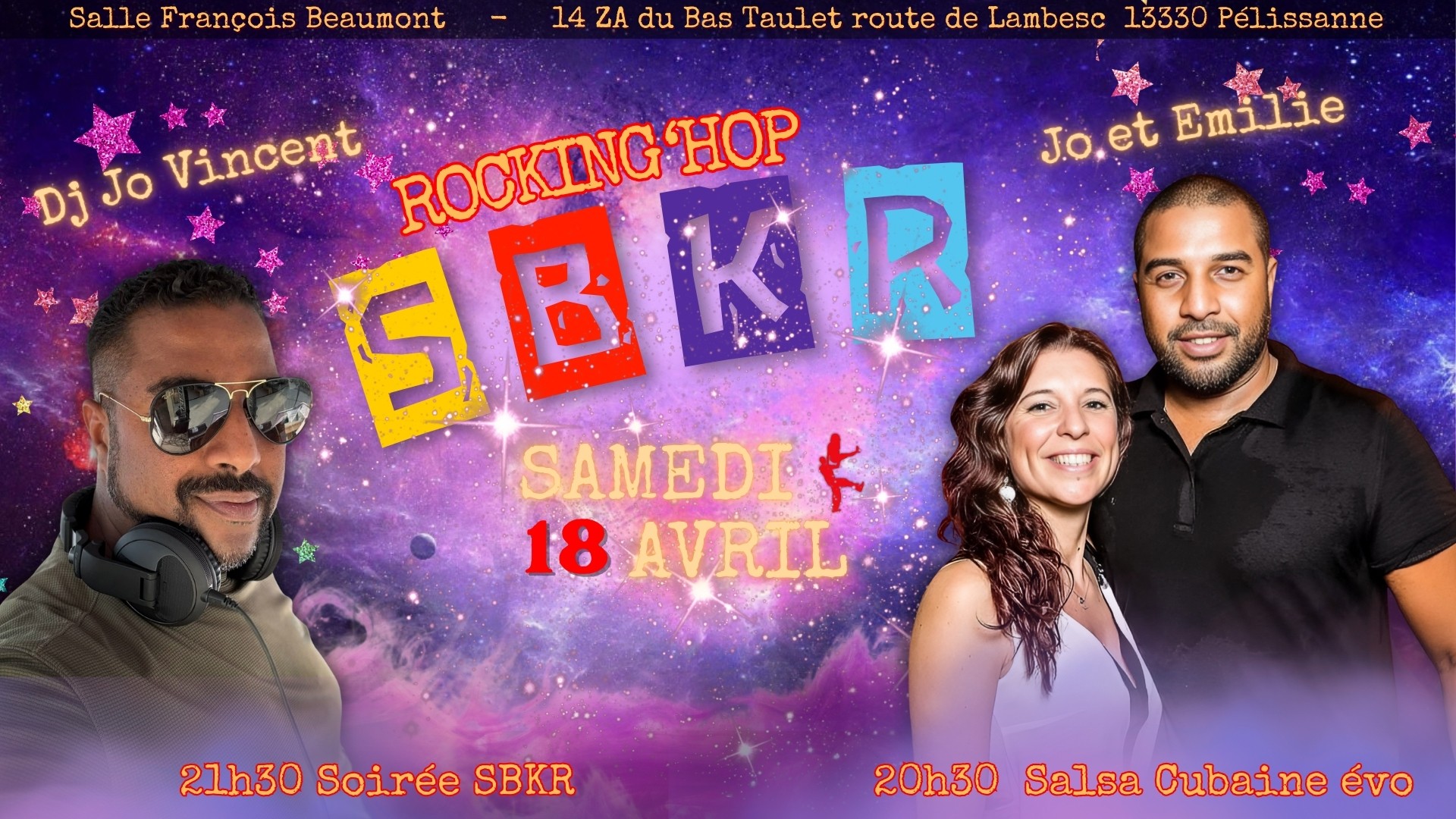 Soirée SBKR samedi 18 avril à Rocking'hop