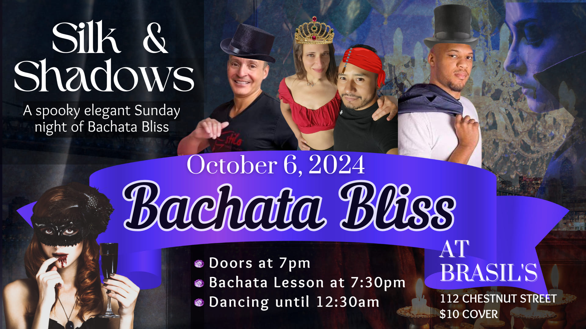 Bachata Bliss Sunday: Silk & Shadows