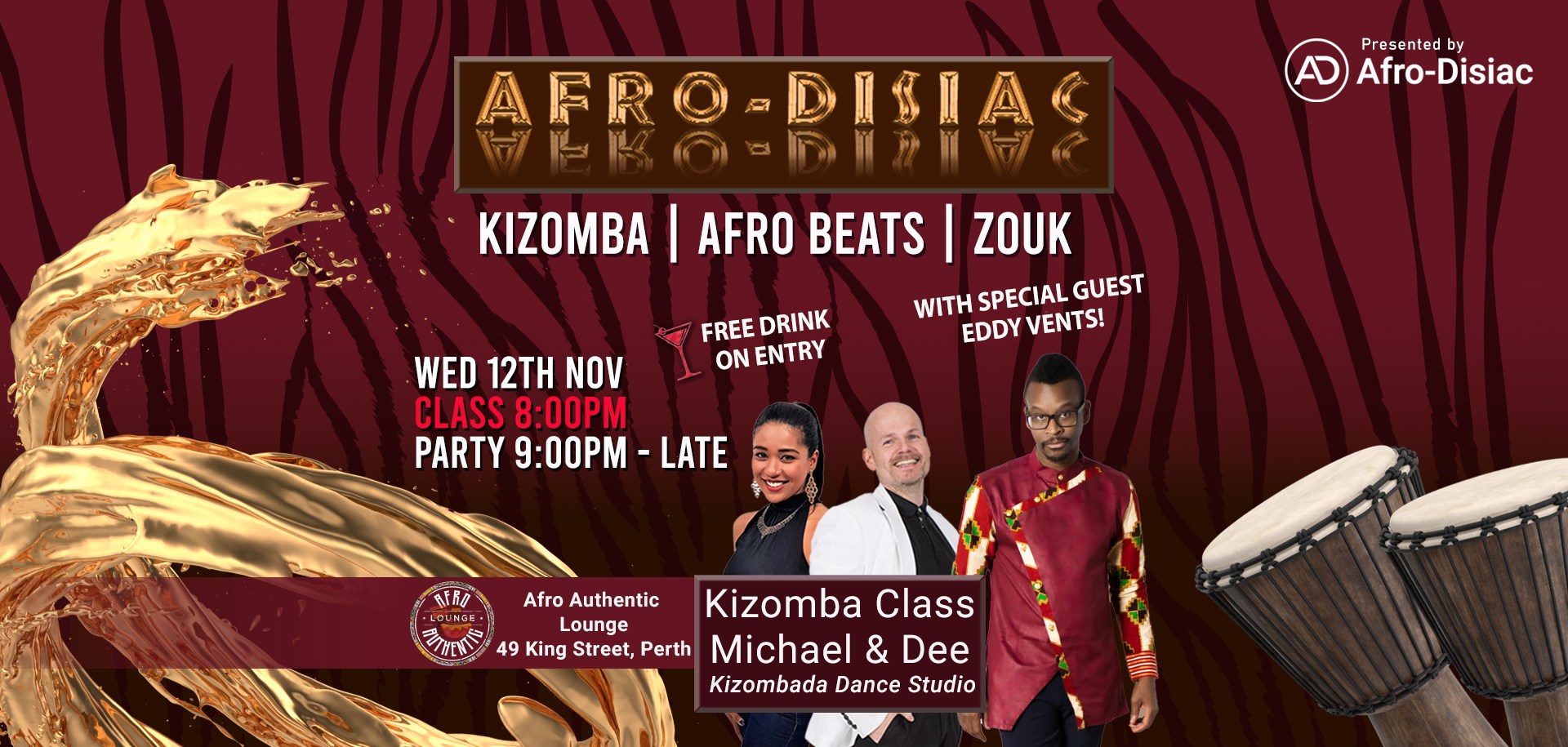 Afro-Disiac - New Launch with Guest Eddy Vents!