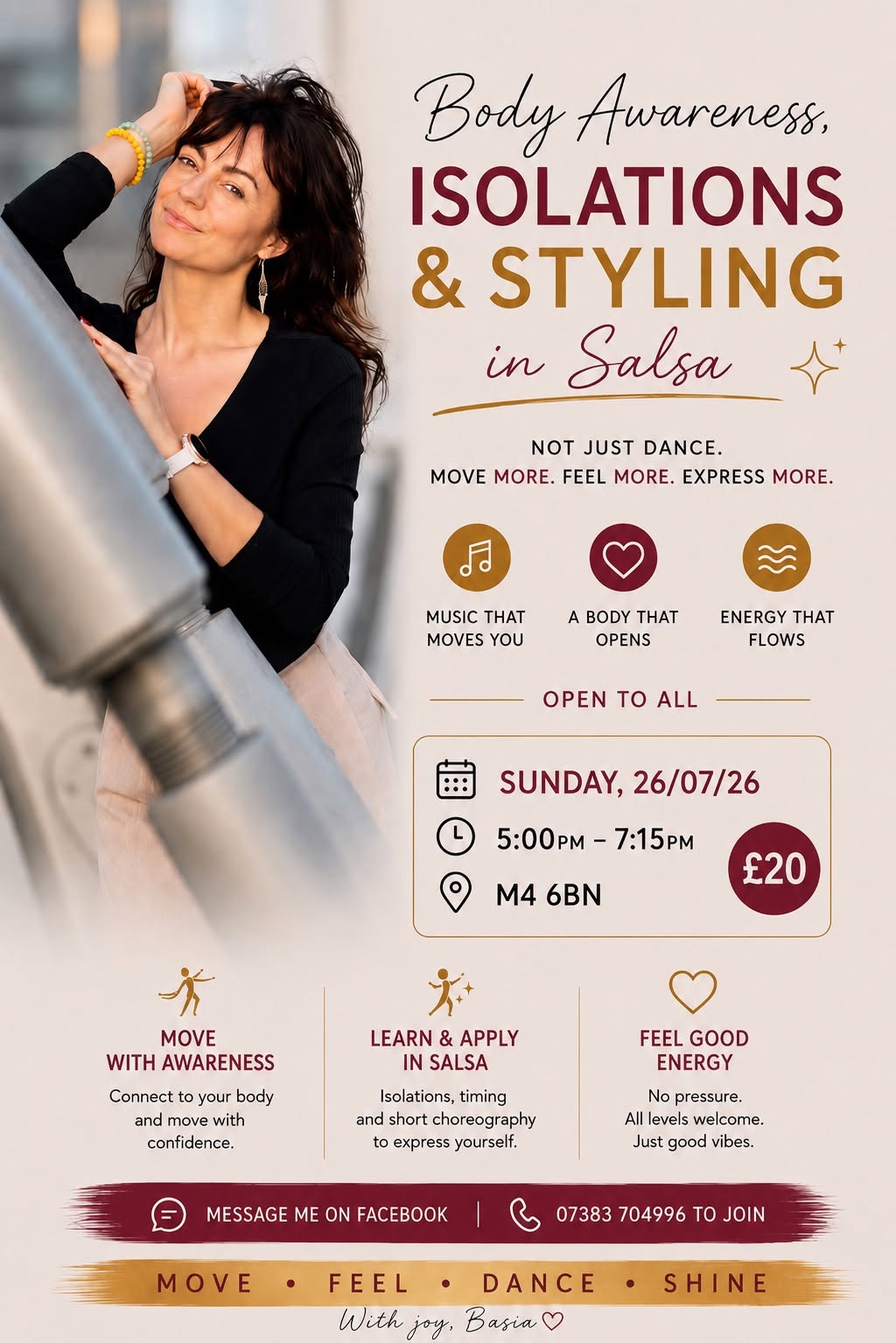 💃✨Body Awareness, Isolations&Styling in Salsa💃