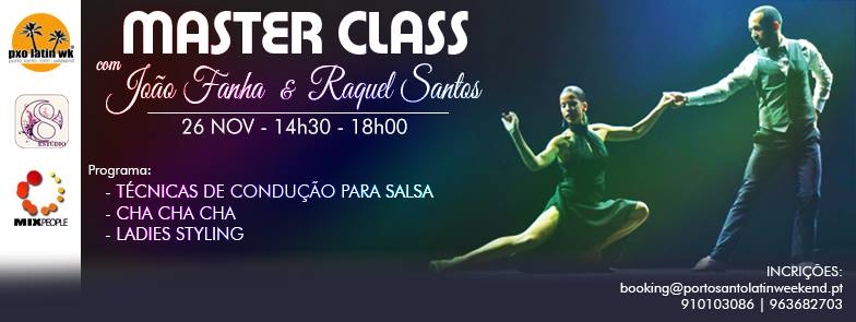 Master CLASS com João Fanha & Raquel Santos