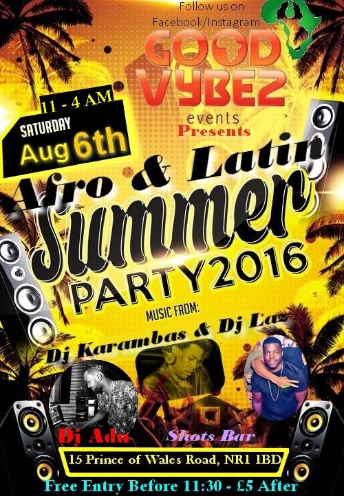 ★☆★ Afro & Latin Summer Party ★☆★ AfroBeat AfroHouse All Night