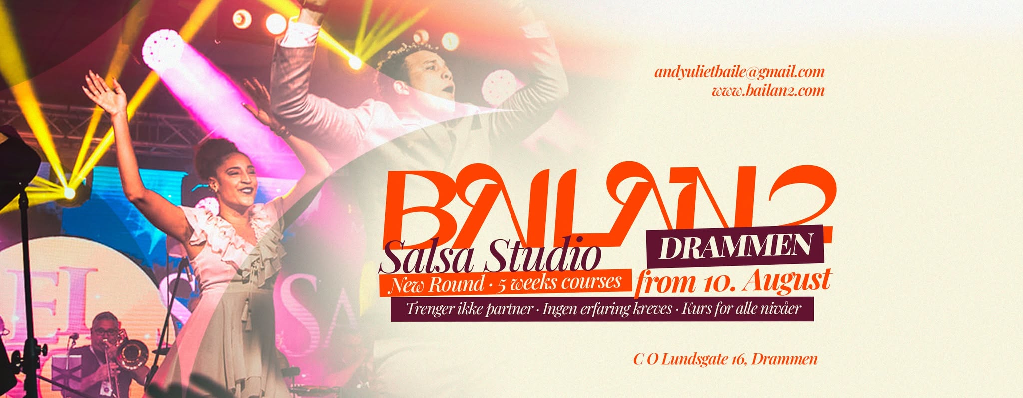 Bailan2 Drammen 5 weeks from 10. August