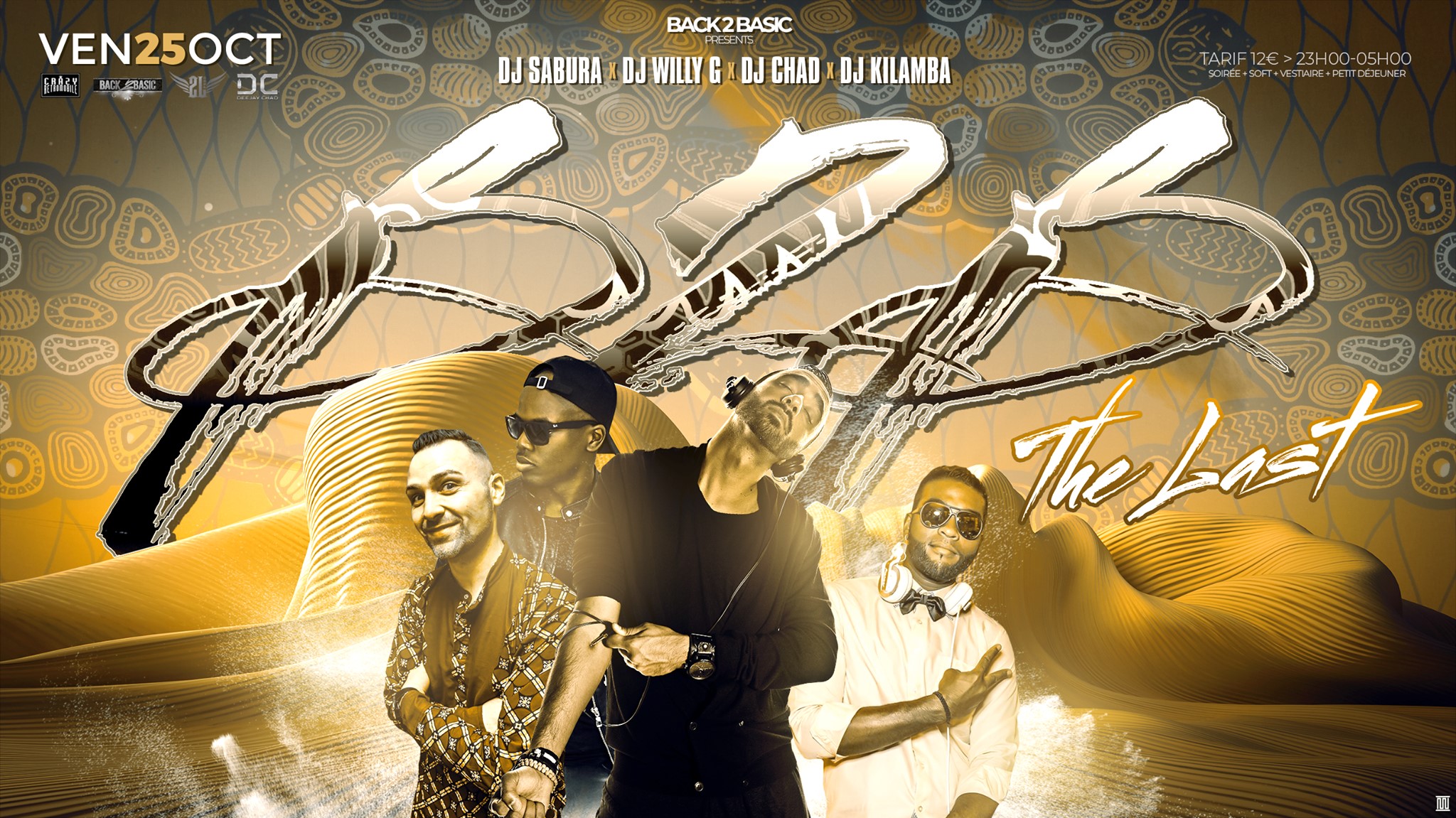 The LAST Soirée Kizomba 100% Back 2 Basic Octobre 2019