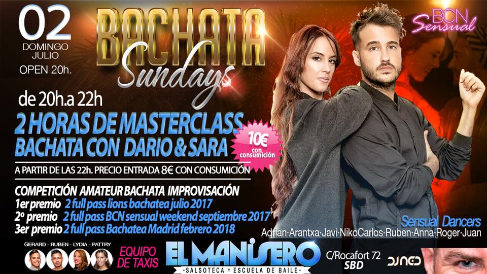 2 Horas Master Class Dario & Sara + fiesta y social