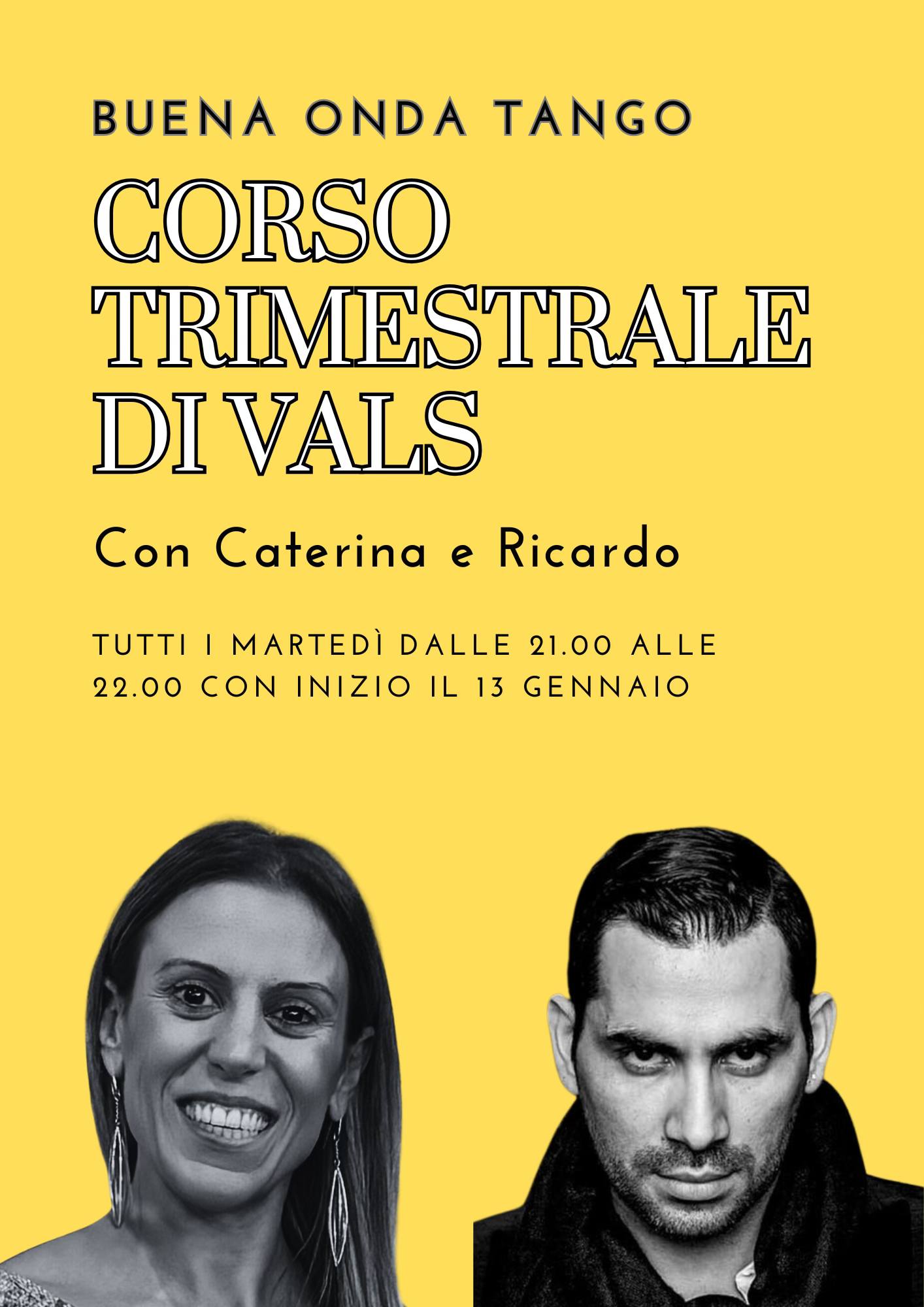 CORSO TRIMESTRALE DI VALS - LA LEGGERENZA DEL TANGO CHE DANZA IN 3 TEMPI