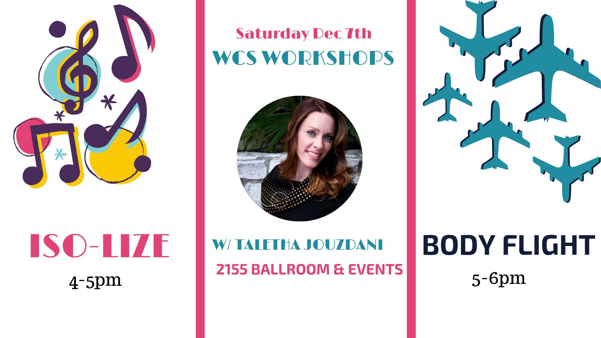 WCS Workshops w Taletha Jouzdani at 2155