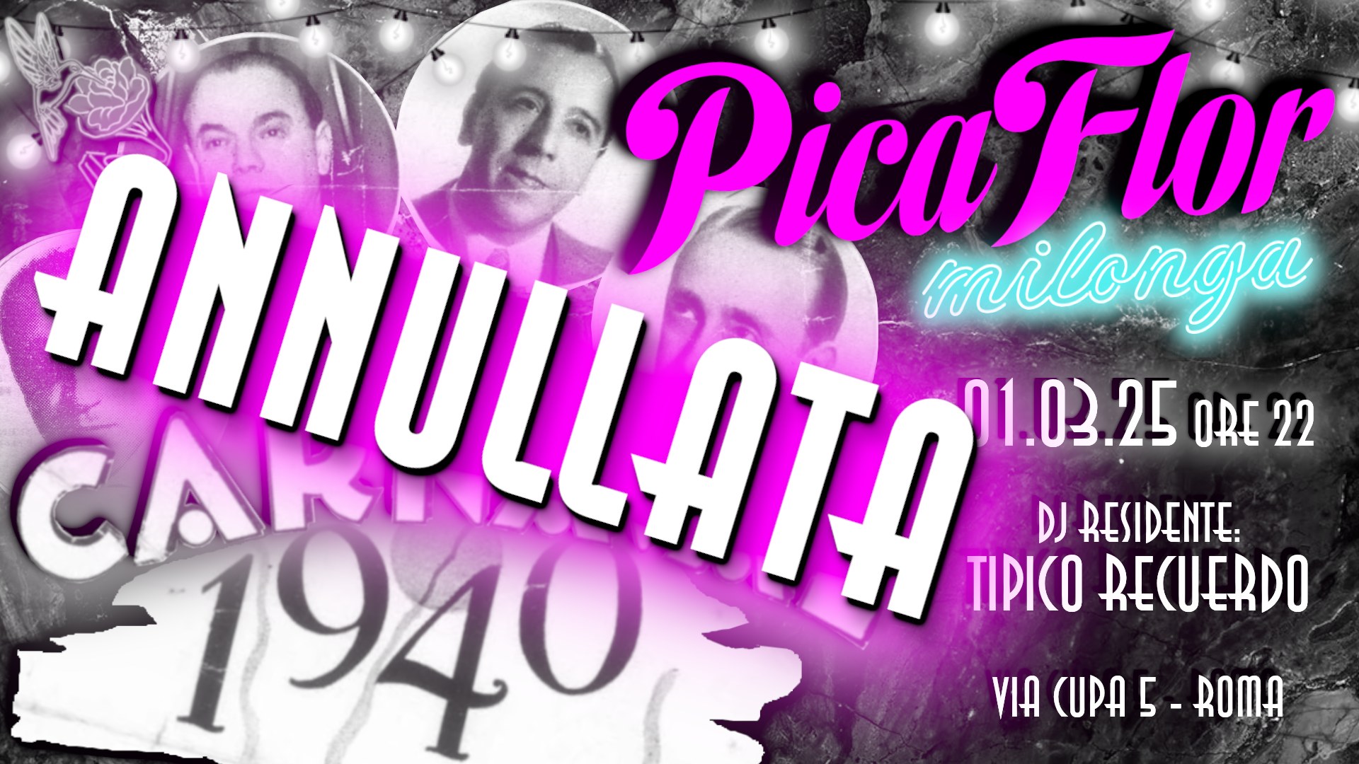 ANNULLATA Picaflor milonga ๐ Carnaval 1940 ๐ Tipico Recuerdo Dj