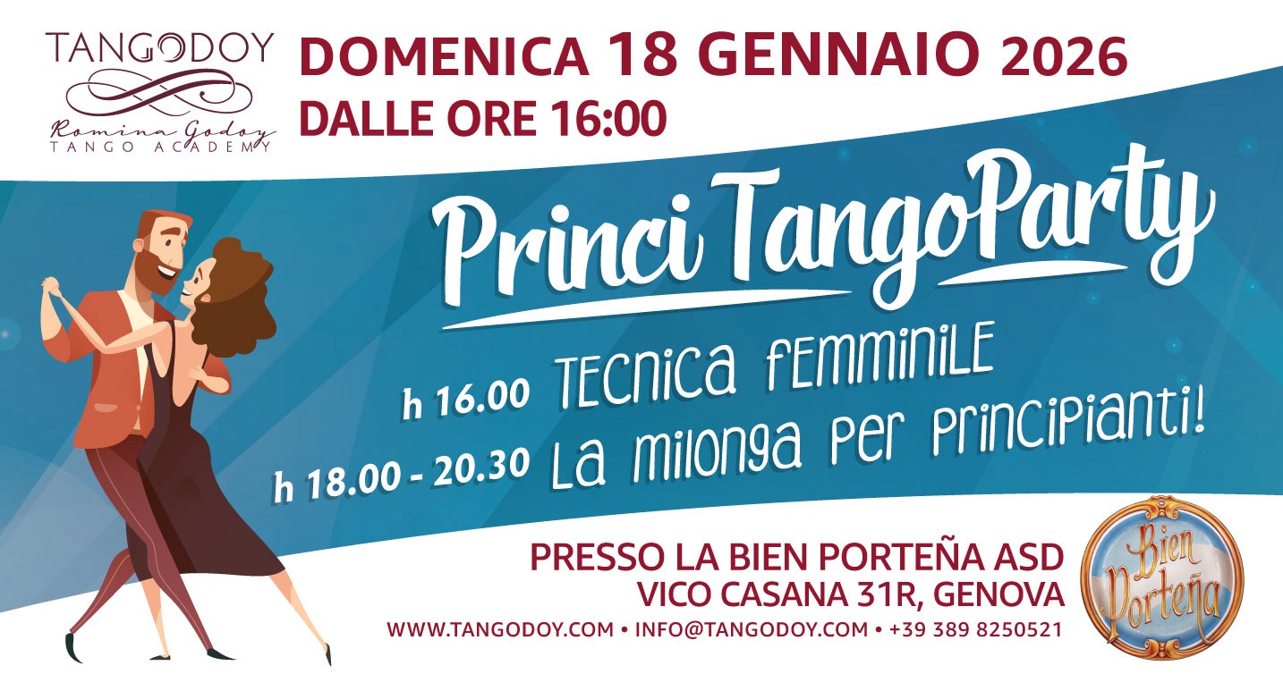 Stage TF + PrinciTangoparty Milonga Bien Porteña !