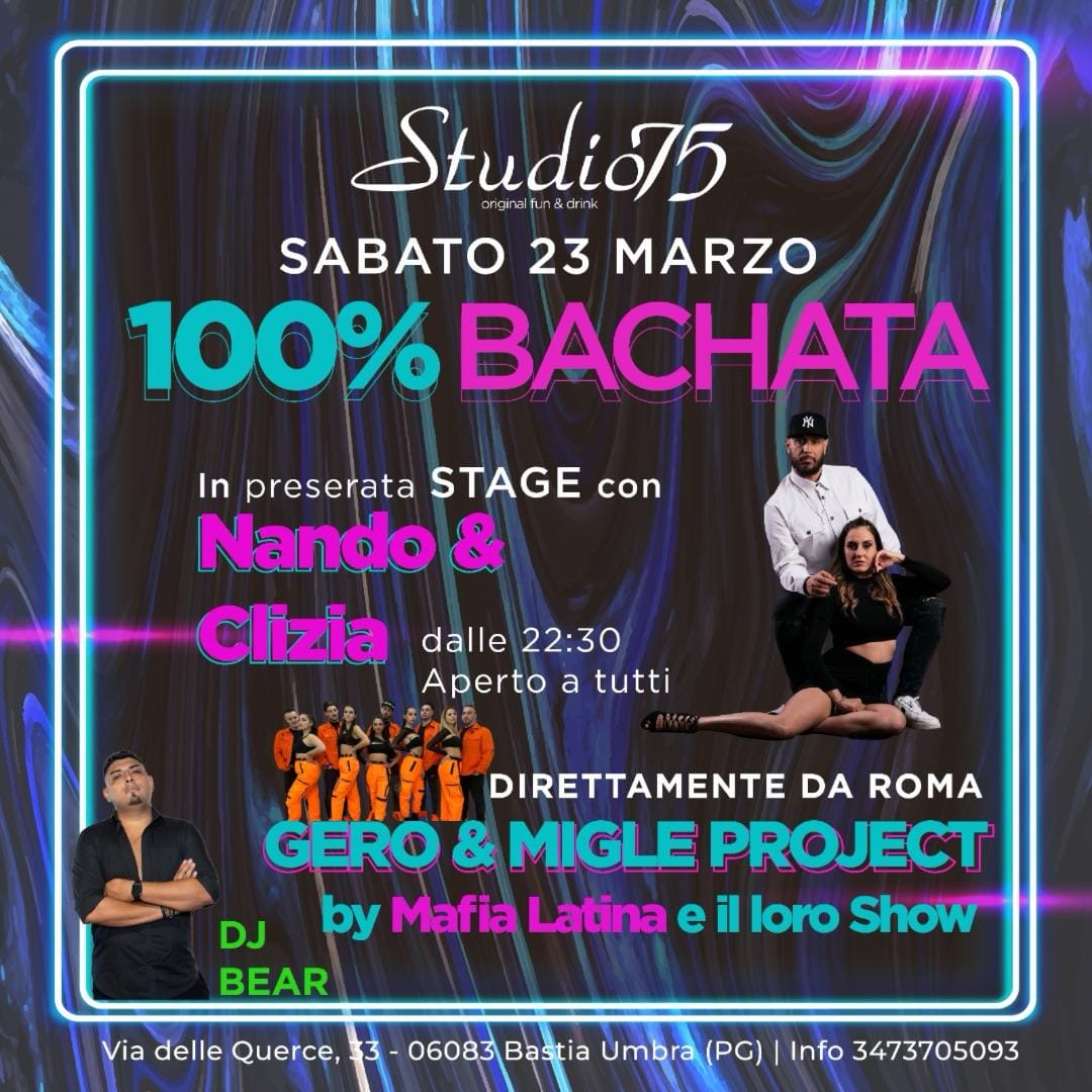 ONE NIGHT 100% BACHATA