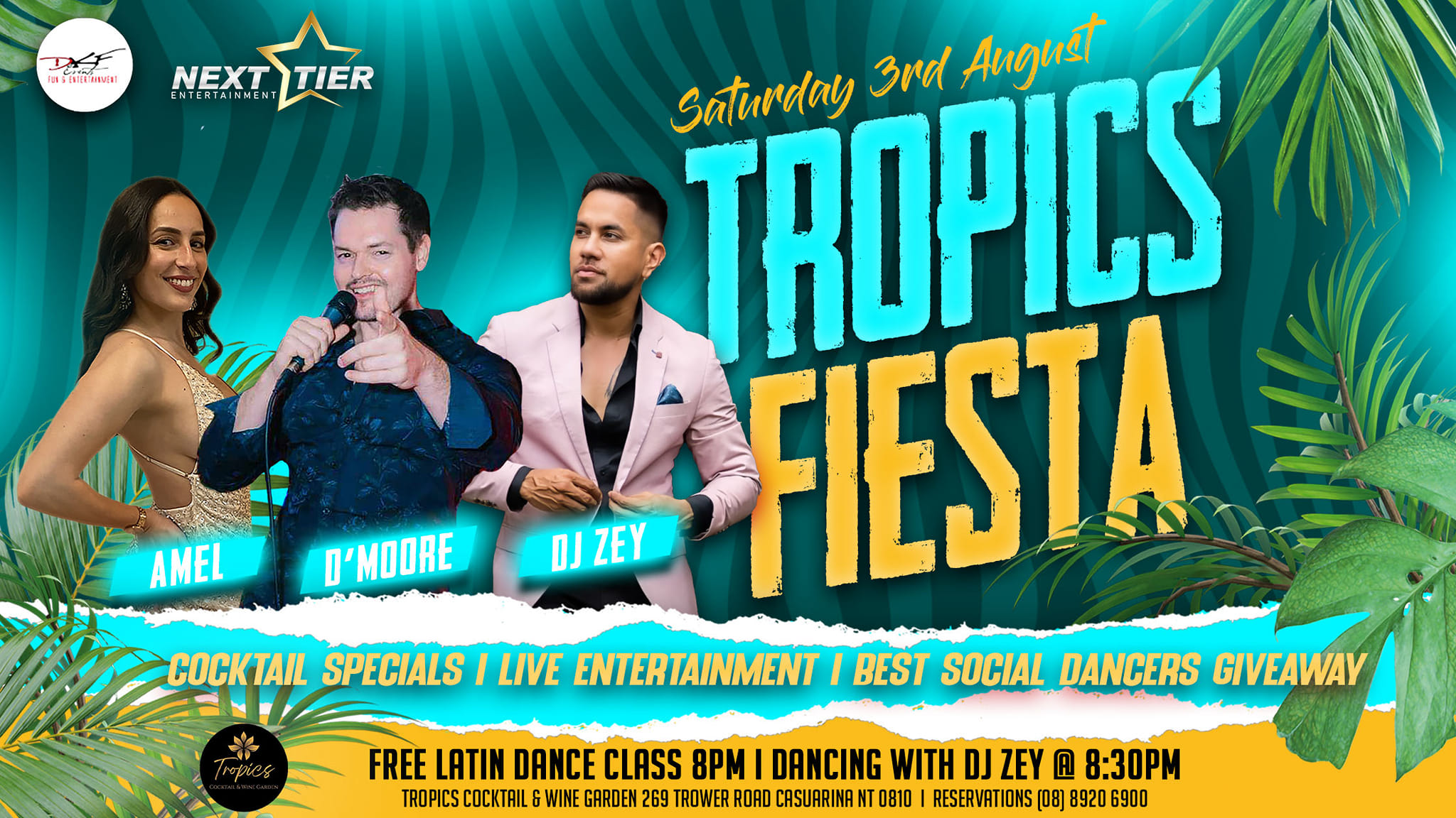 TROPICS FIESTA๐ด ๐ท๐น - AUGUST 3RD