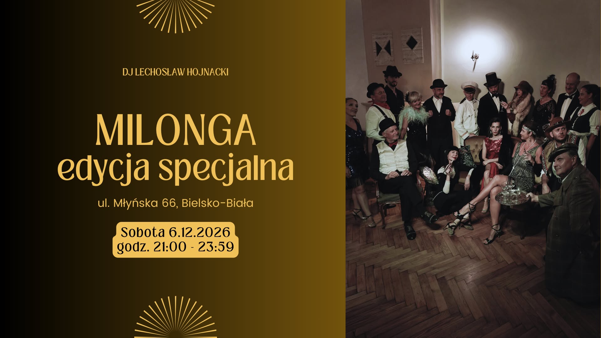 Milonga edycja specjalna TDJ Lechosław premiera Rebeki