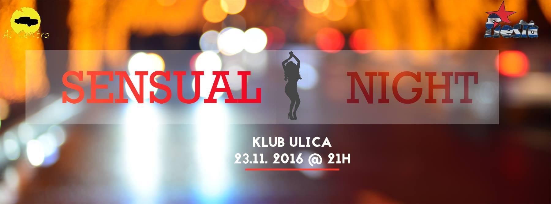 Sensual Night sreda 23.11 klub Ulica