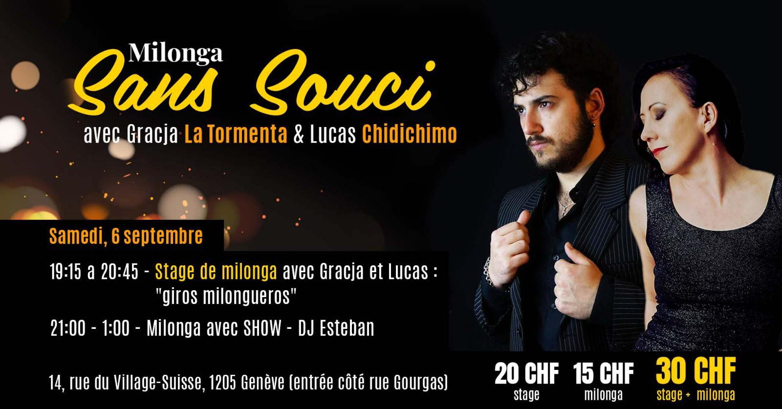 Milonga Sans Souci - Gracja La Tormenta & Lucas Chidichimo