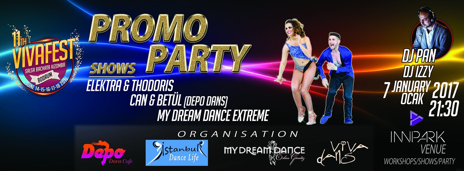 Vivafest Promo Party 7 Ocak, Taksim My House - Istanbul