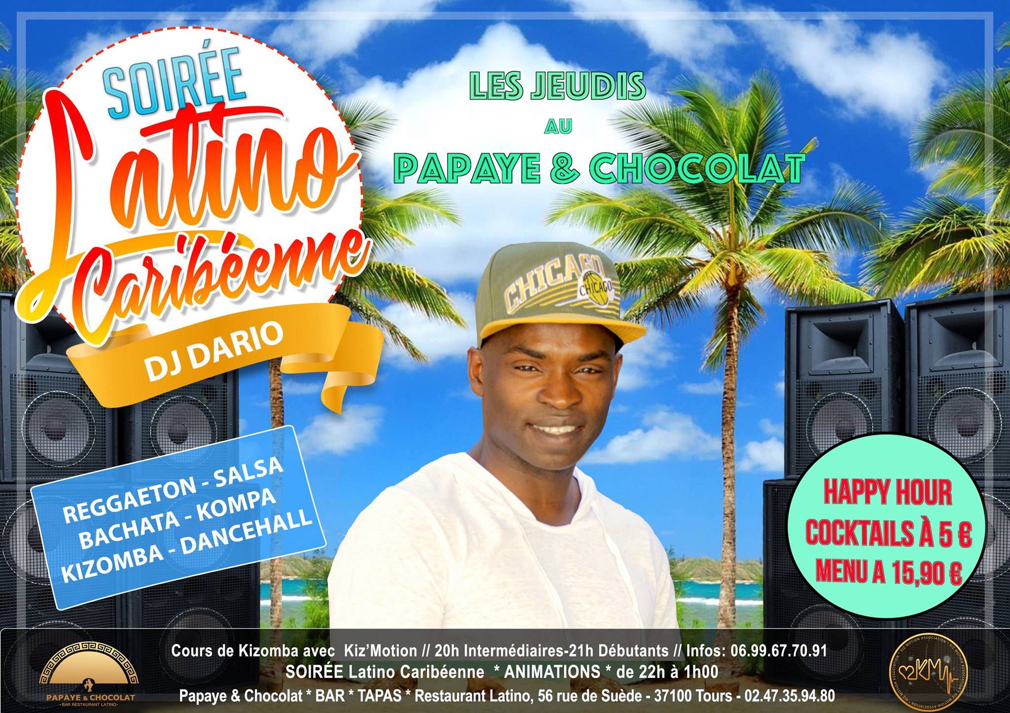 Nouveau Concept - Cours Kizomba + Soirée Latino Caribéenne