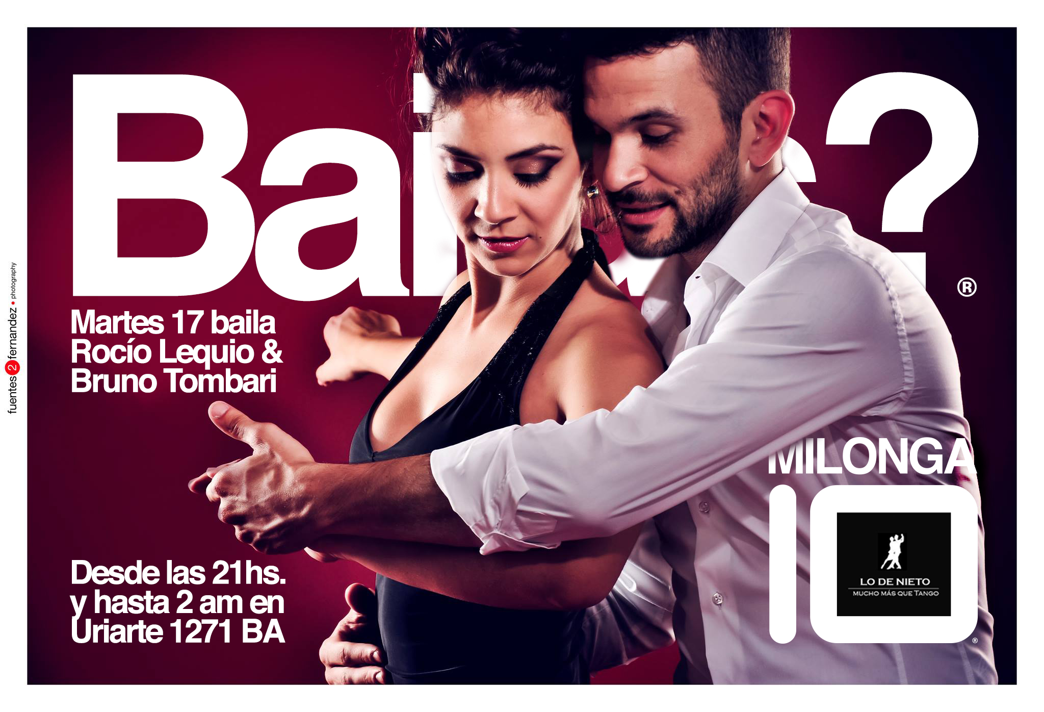 Bruno y Rocio en MILONGA10 en Lo de NIETO