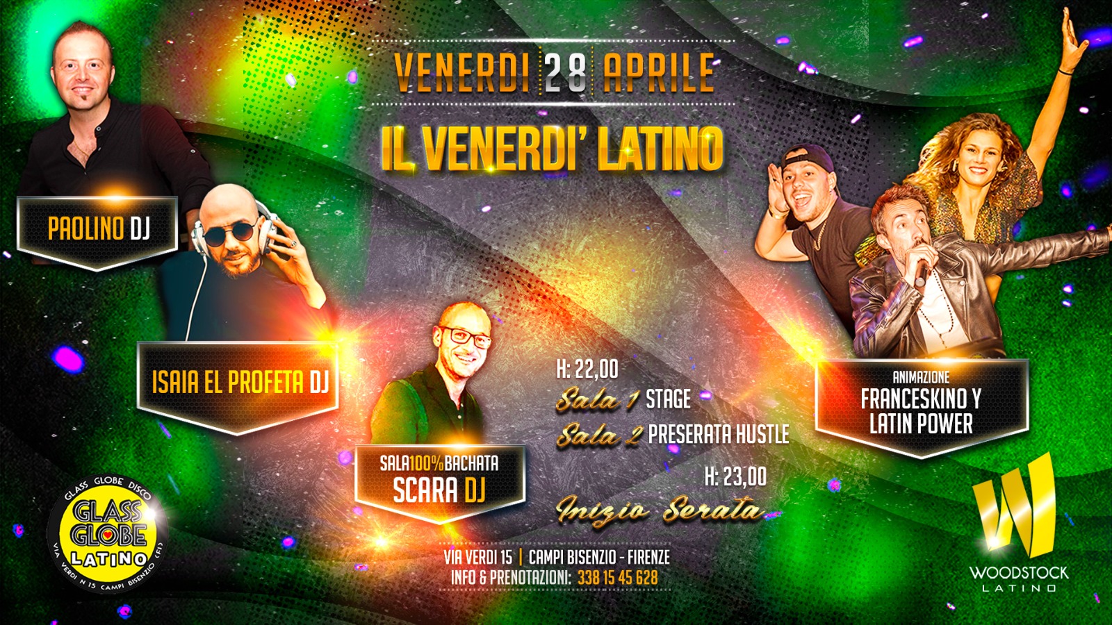 IL VENERDì LATINO @ Glass Globe