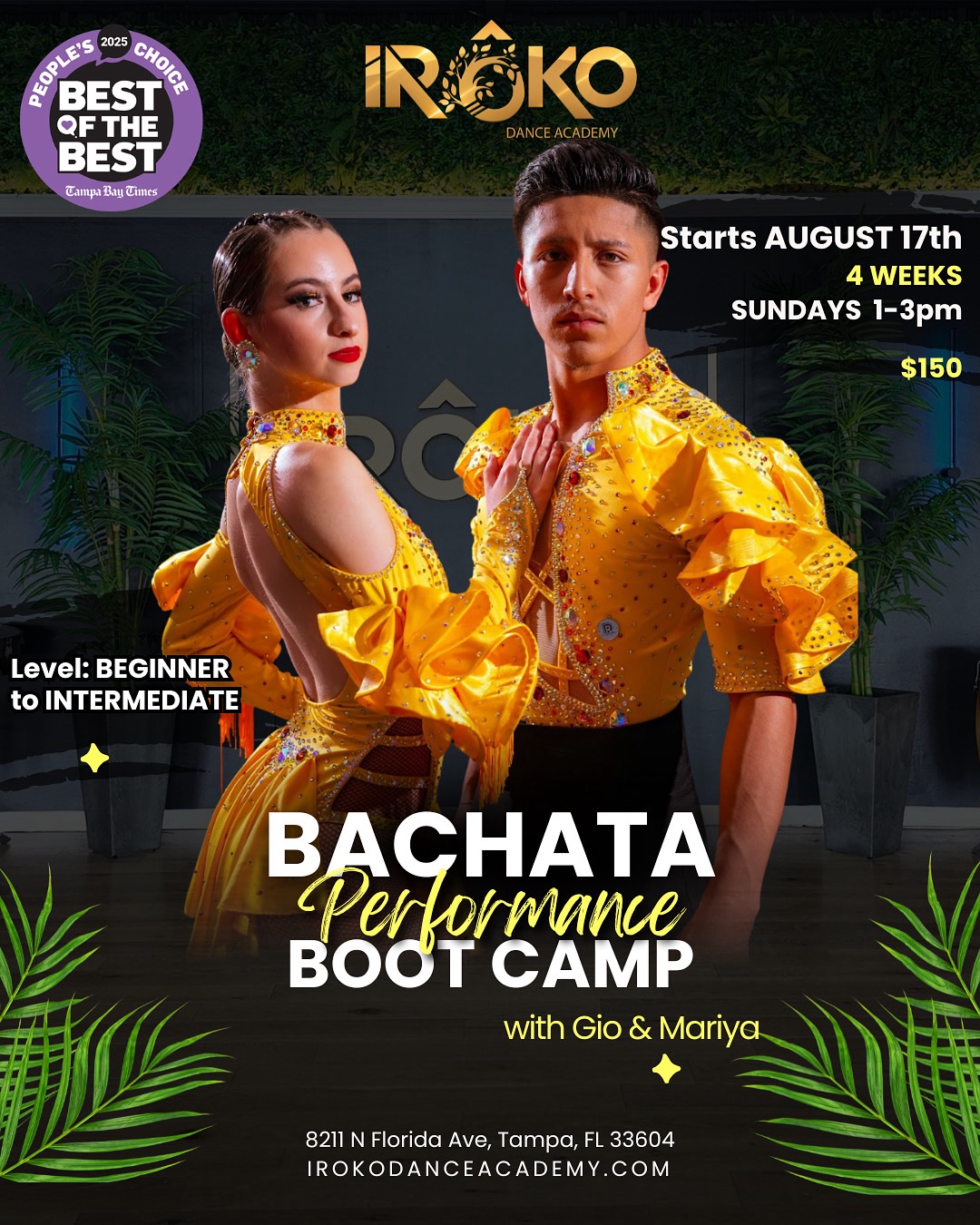 4-Week Bachata Performance Boot Camp