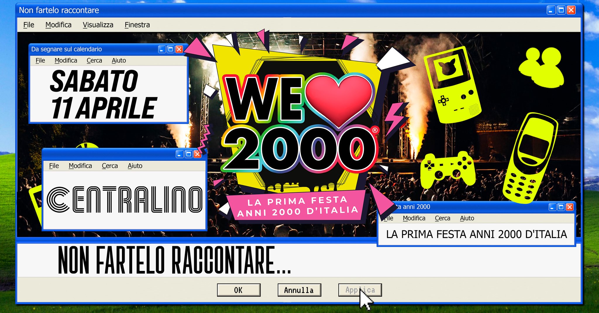 WE LOVE 2000 Torino - Sabato 11 Aprile al CENTRALINO - La prima e più grande festa Anni 2000!