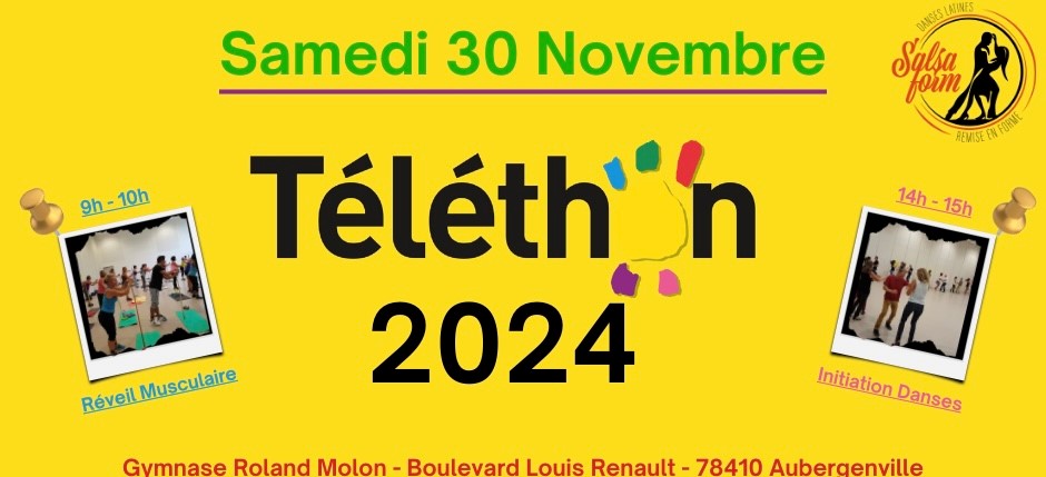 TÉLÉTHON 2024 by Salsaform'