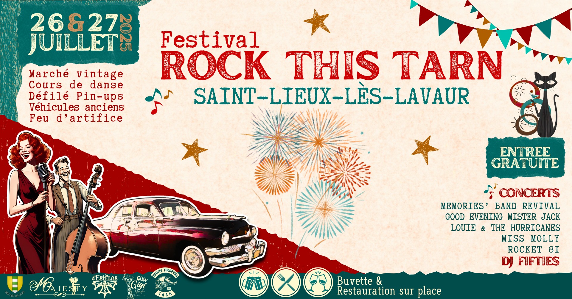 ROCK THIS TARN Festival Rock Vintage St Lieux lรจs Lavaur