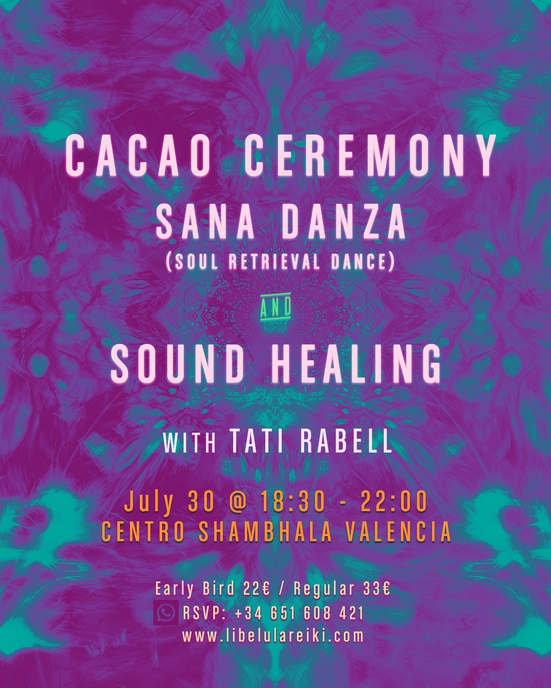 Cacao Ceremony, SanaDanza & Sound Healing