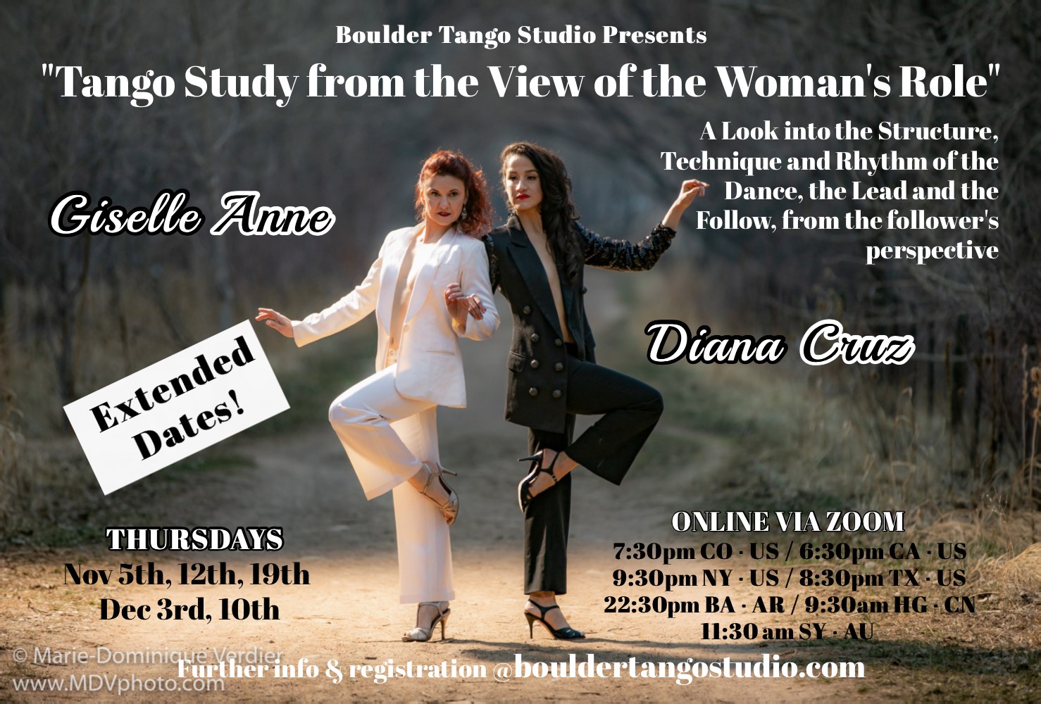 Tango Study from the View of the Woman role