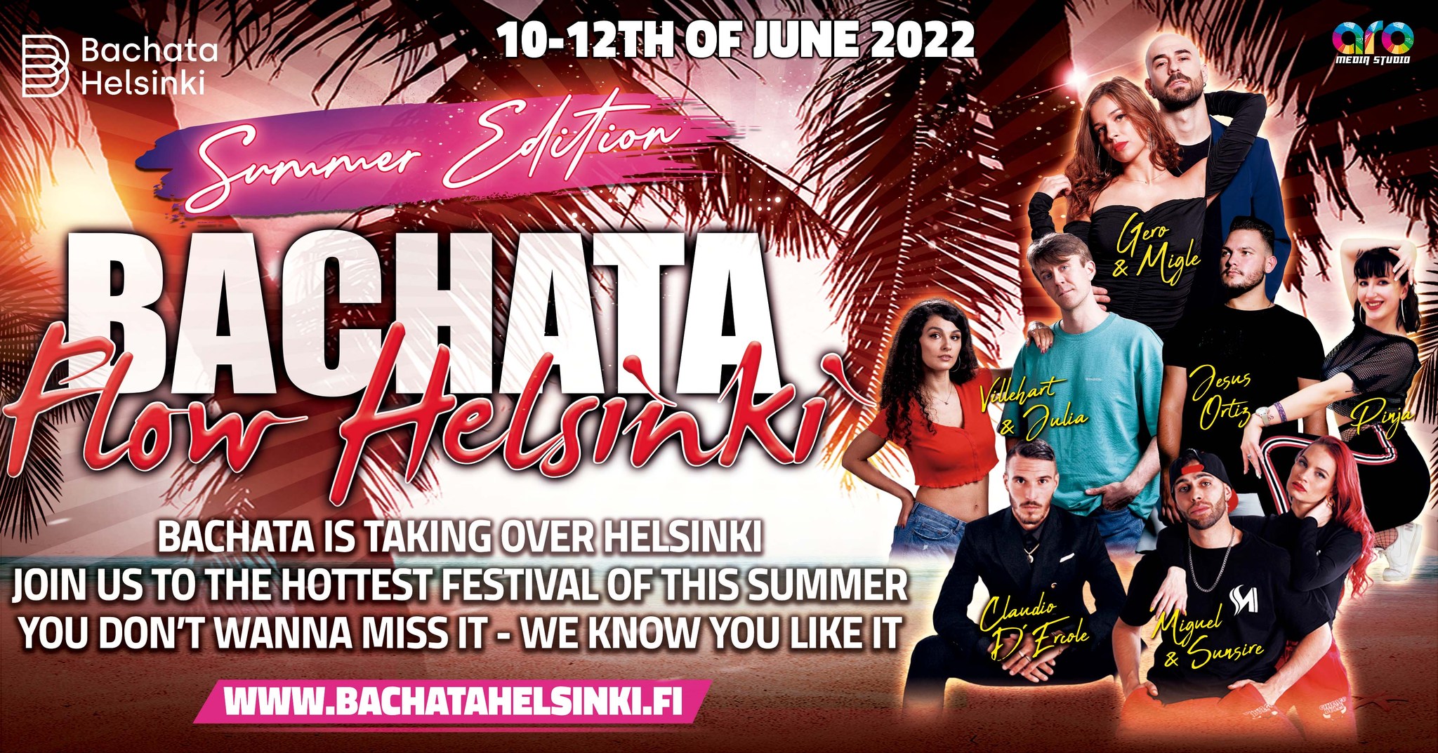 Bachata Flow Helsinki 2022 Summer Edition