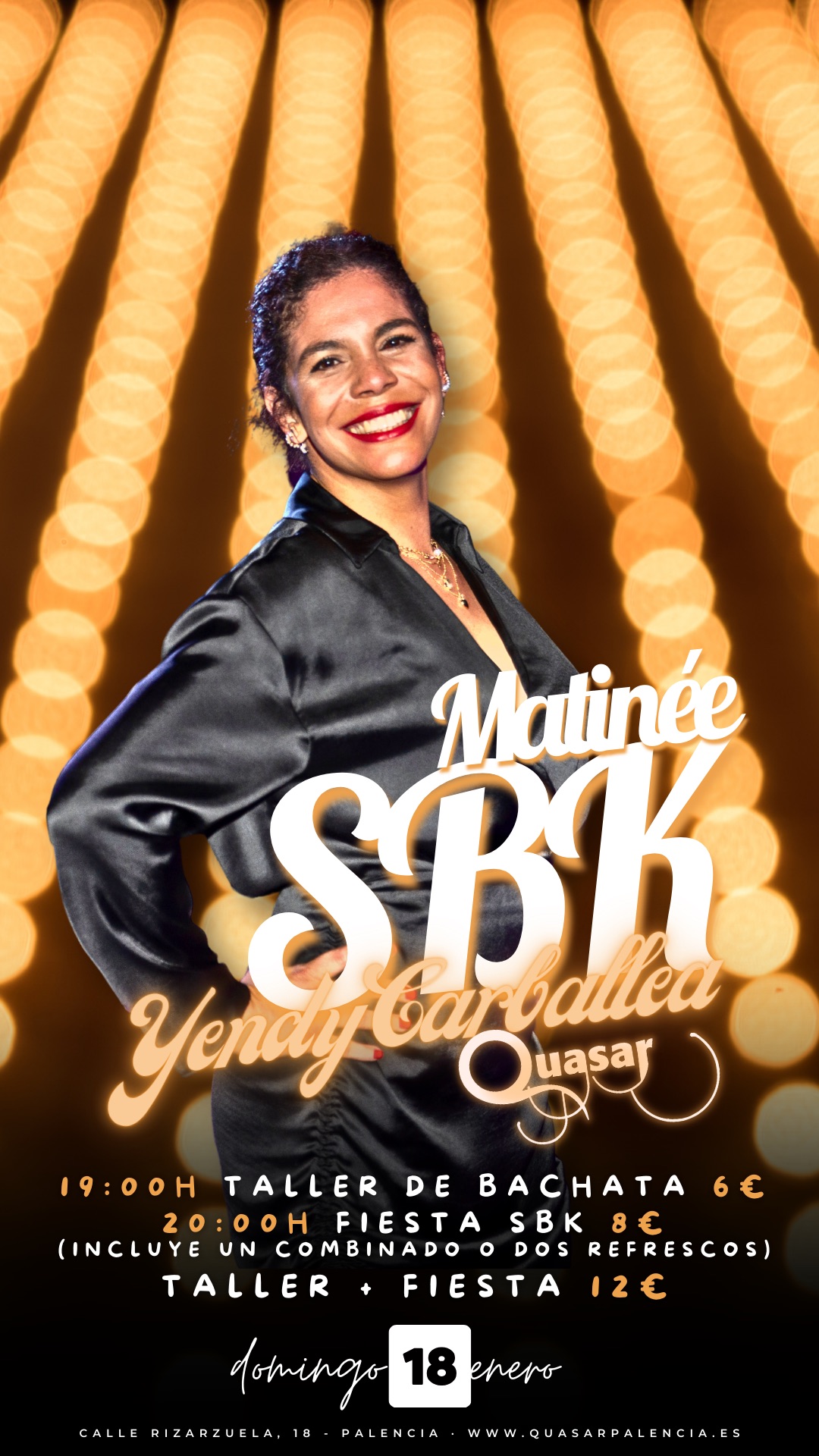 ✨ Vuelve la Matinée SBK a Quasar con Yendy Carballea ✨