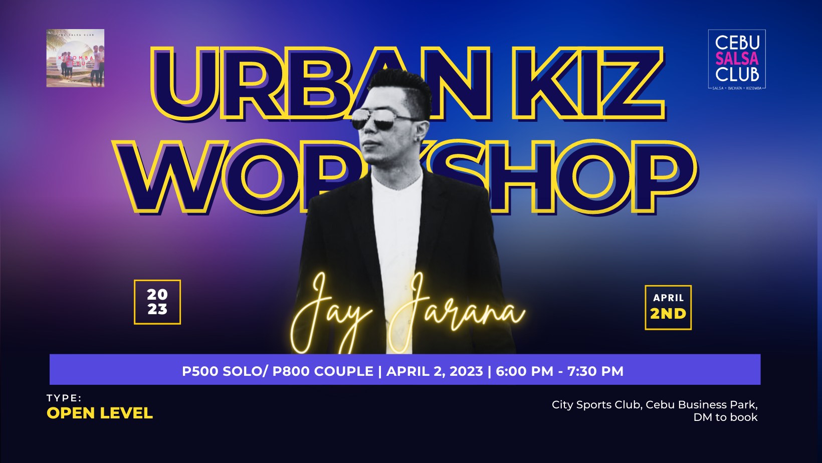 Urban Kiz Workshop with Jay Jarana