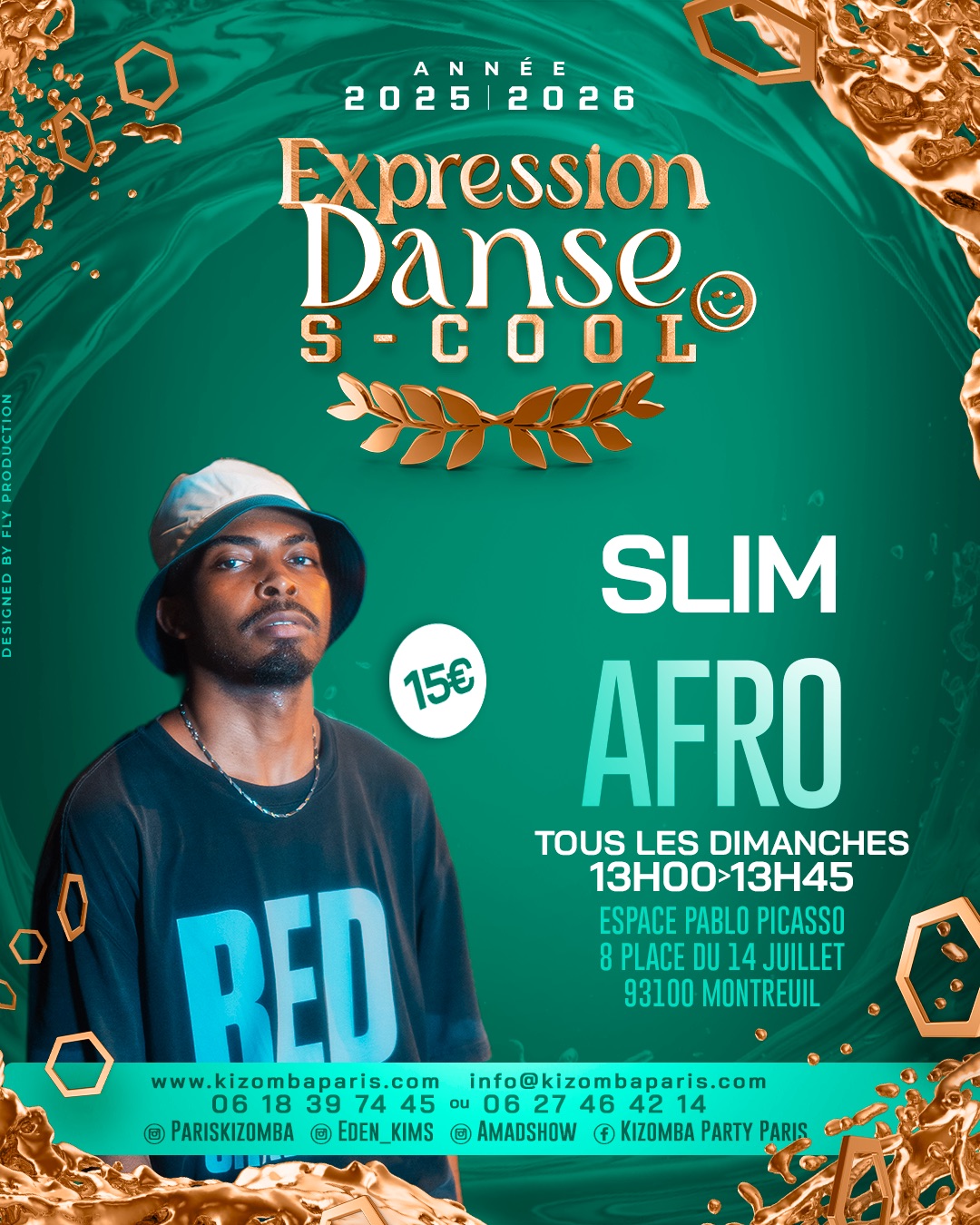 đ Cours dâAfro avec Slim & Iulia Tous les dimanches Ă Montreuil