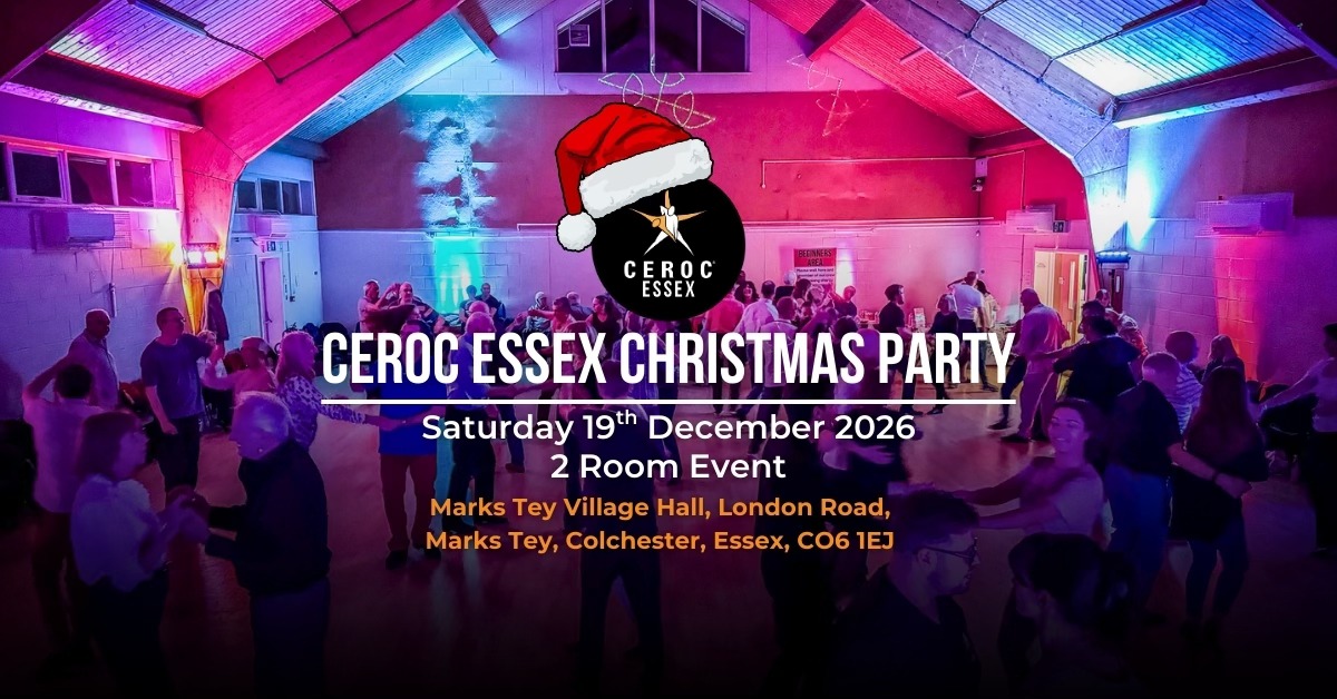 Ceroc Essex 2 Room Christmas Party - Saturday 19th December 2026