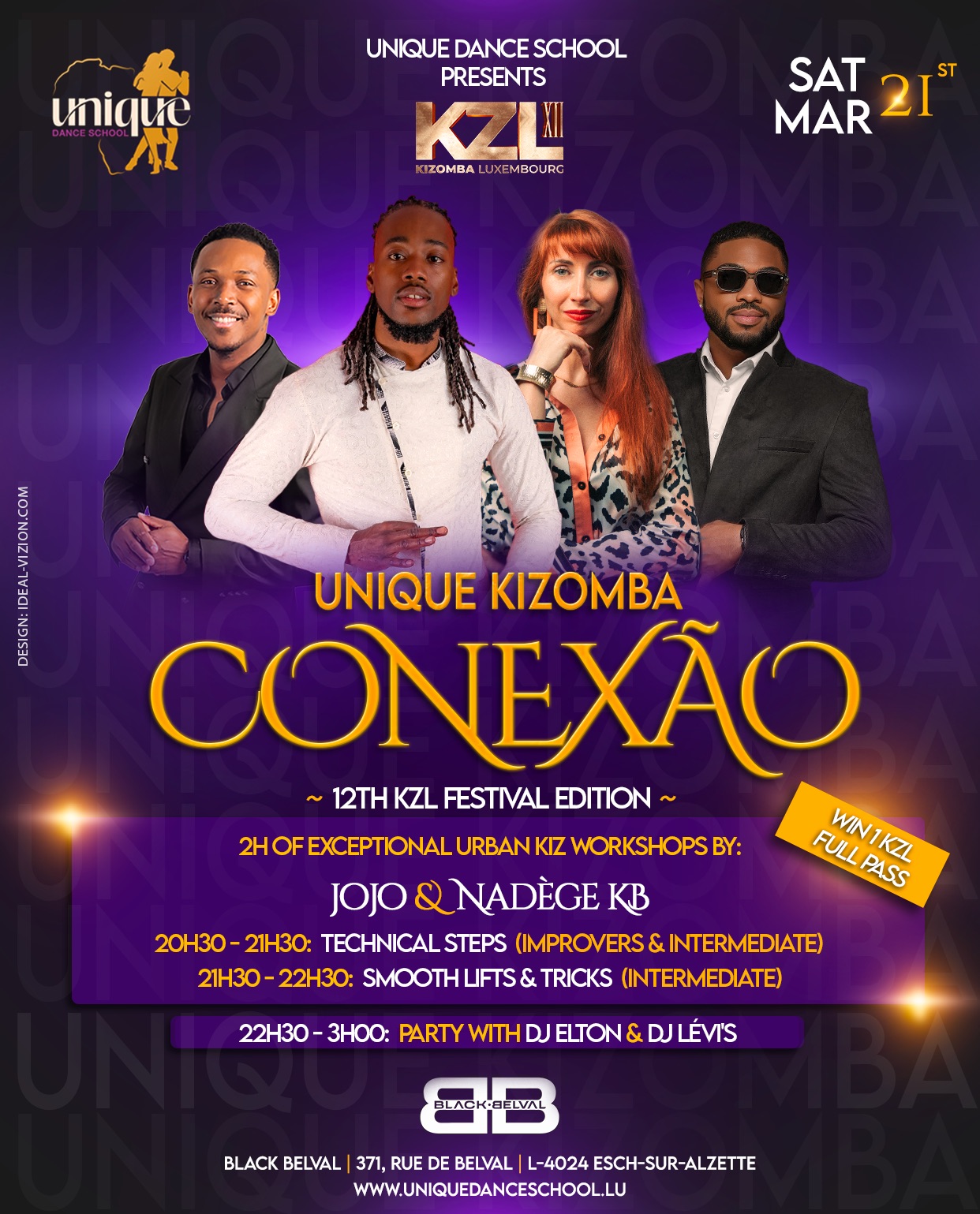 ❤️🔥Unique Kizomba Conexão ~ KZL Edition JOJO Let’s Play Kizomba & Nadège, DJ Lévi’s & Elton 🔥