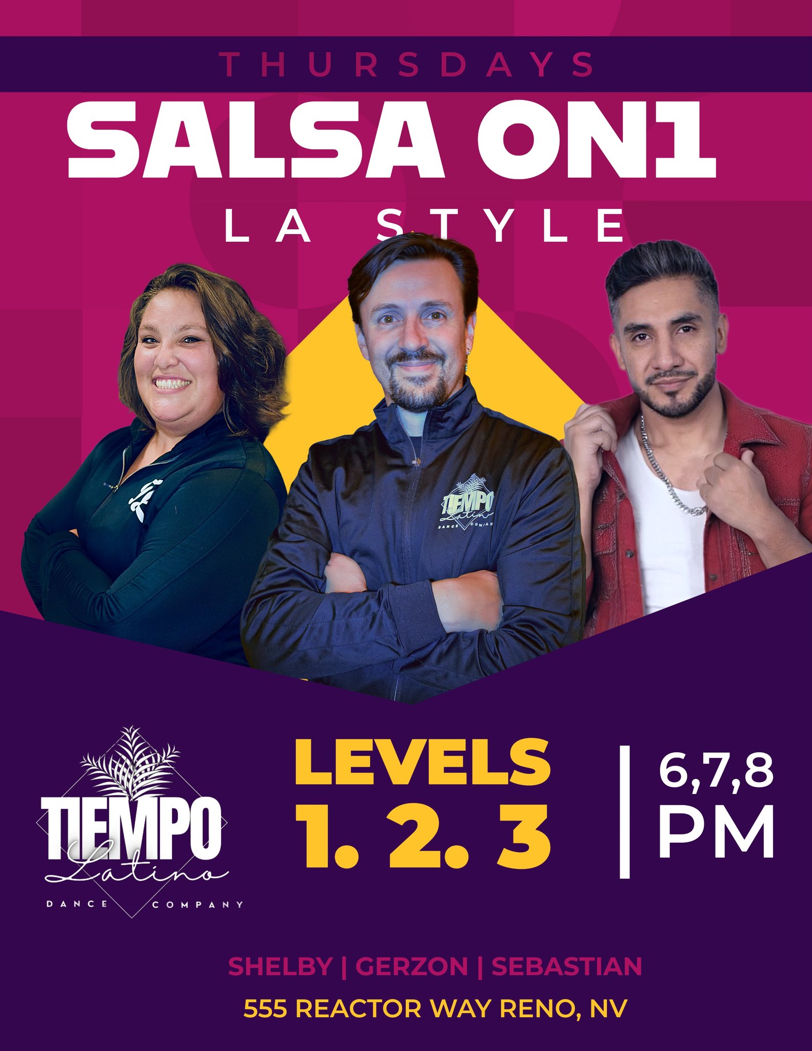 Salsa On1 LA Partner Dance Lessons in Reno