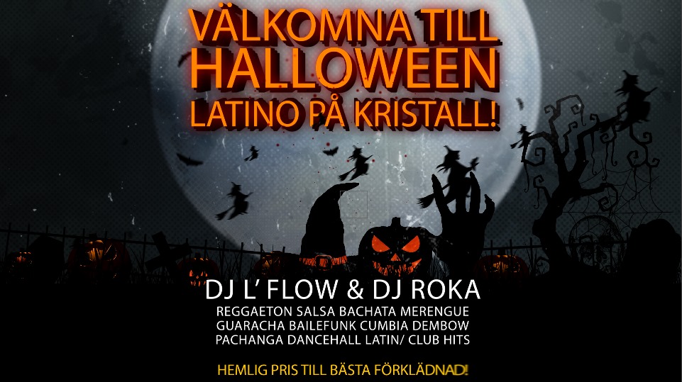 Fiesta Halloween Weekend på Kristall Vinst till bästa förklädnad!