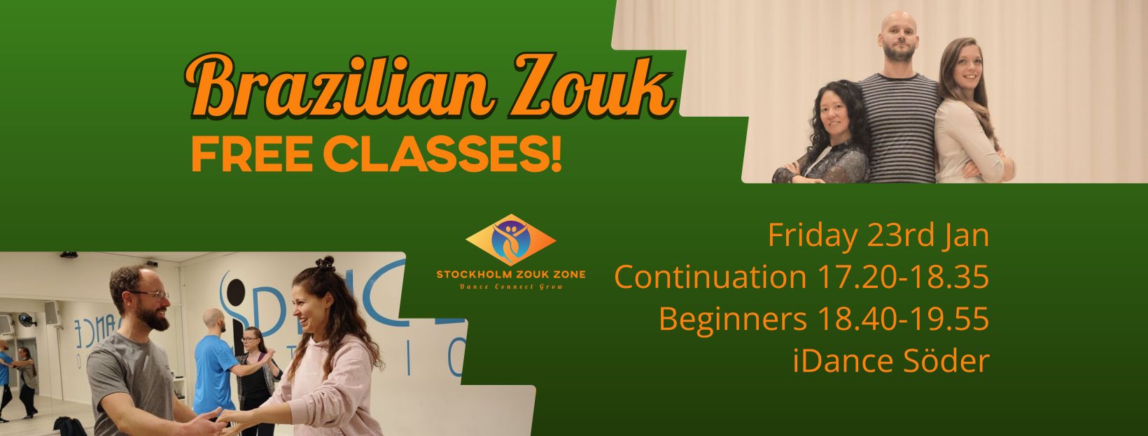 Brazilian Zouk - Free try-out lesson at iDance