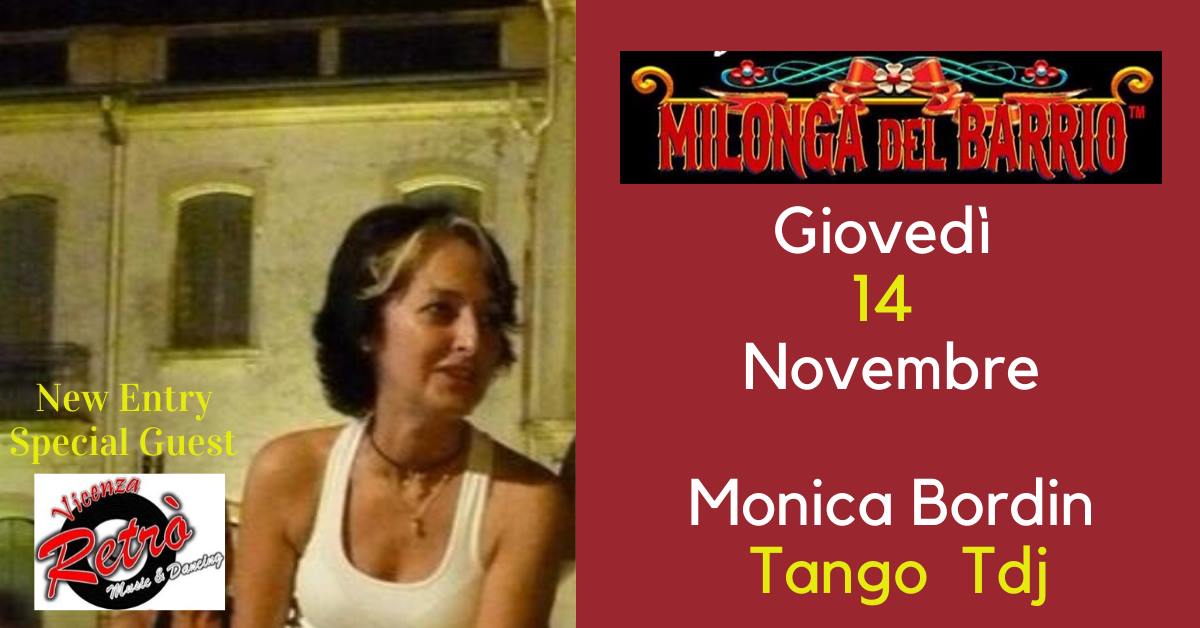 New Entry in consolle! Special Guest Monica Bordin Tango Tdj