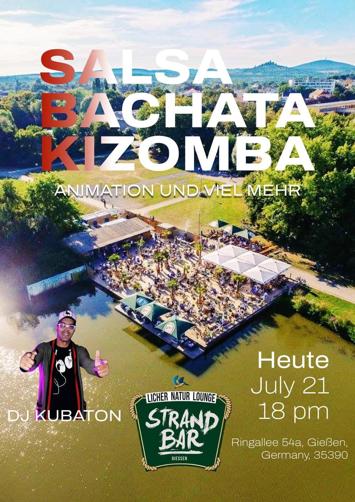 Salsa Party in der Strandbar