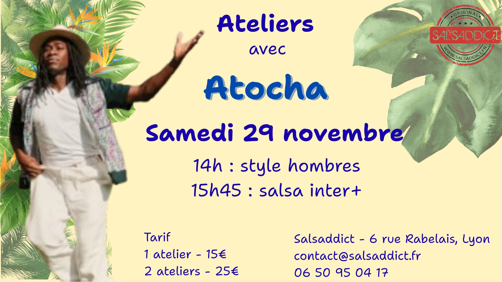 Ateliers salsa avec Atocha