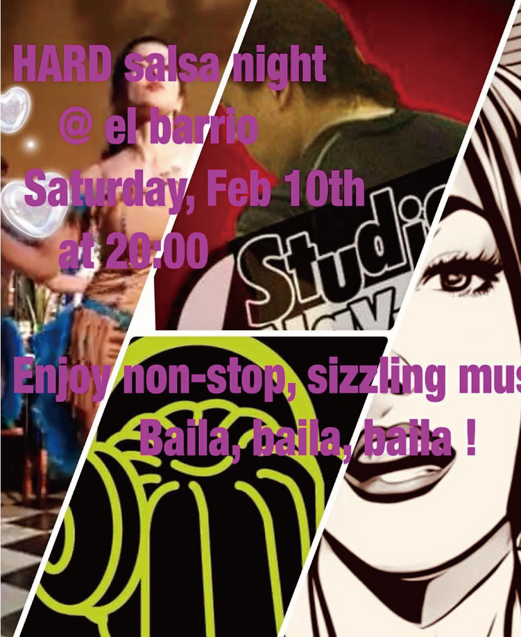 2 10(土) Hard Salsa Night @ El Barrio