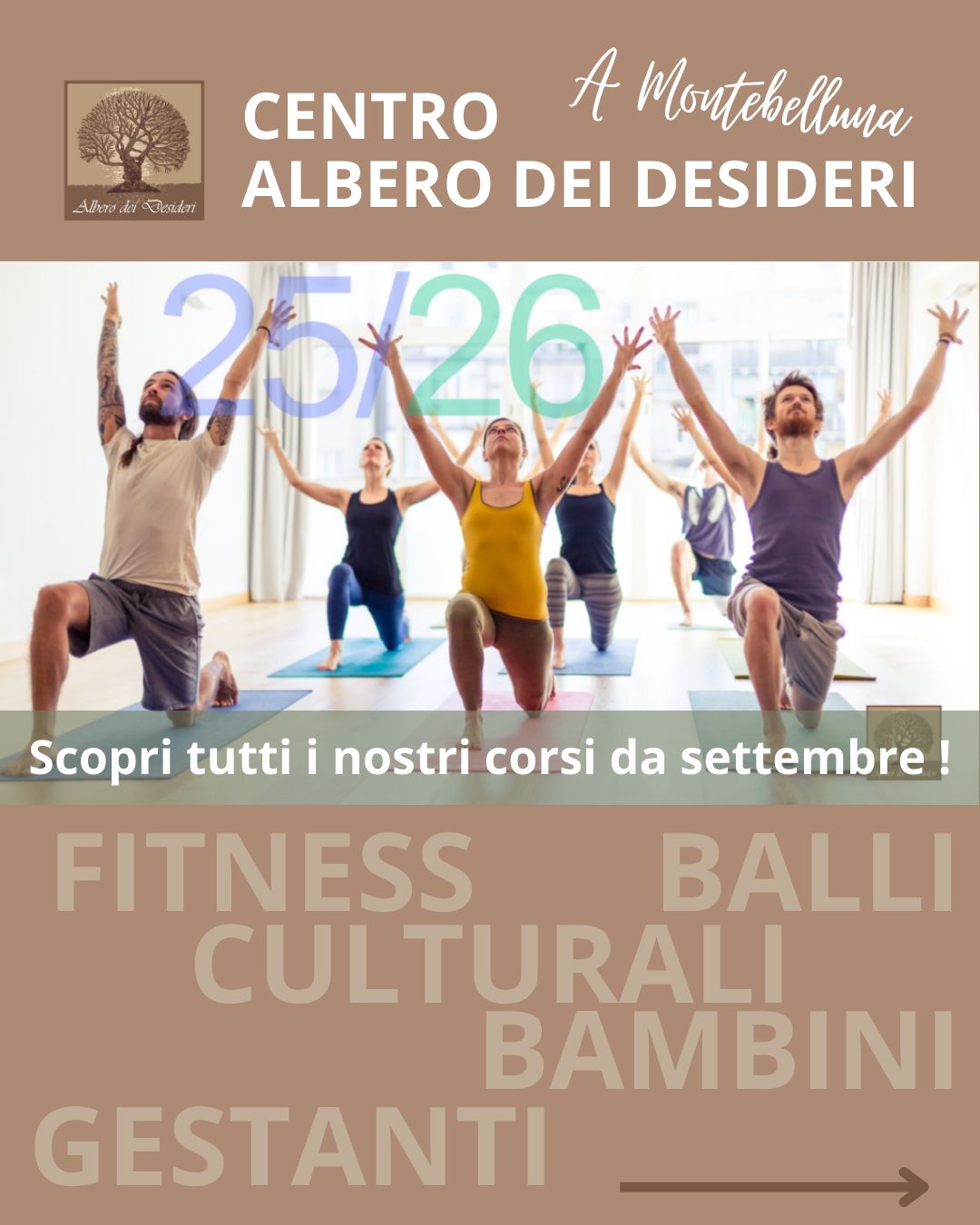 Inizio corsi nuova stagione
