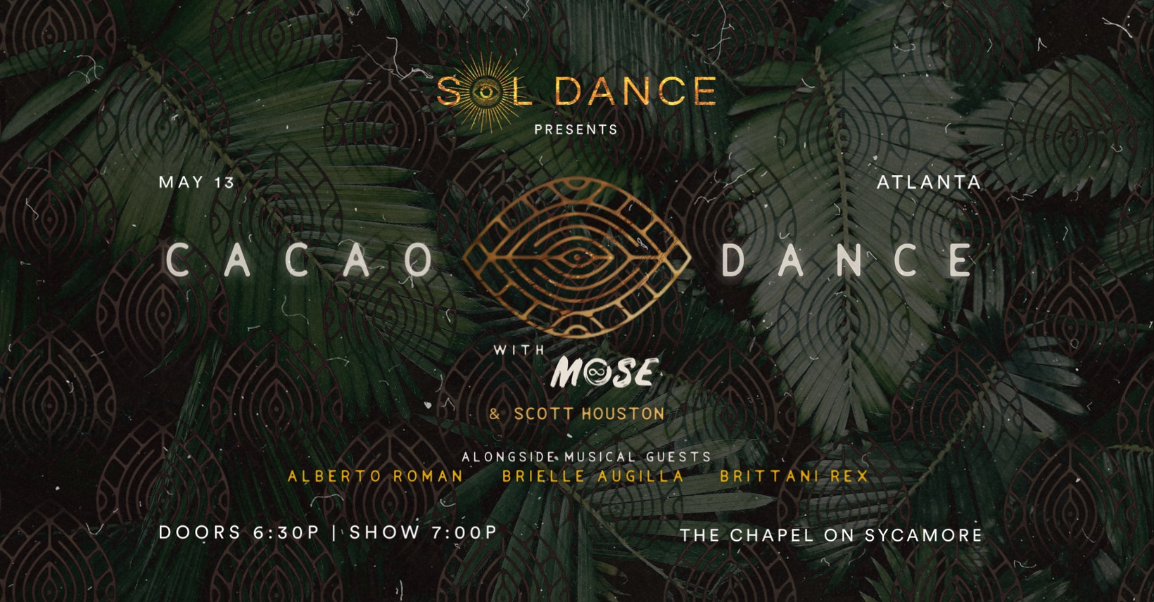 Sol Dance Presents: Mose Cacao Dance Live in Atlanta