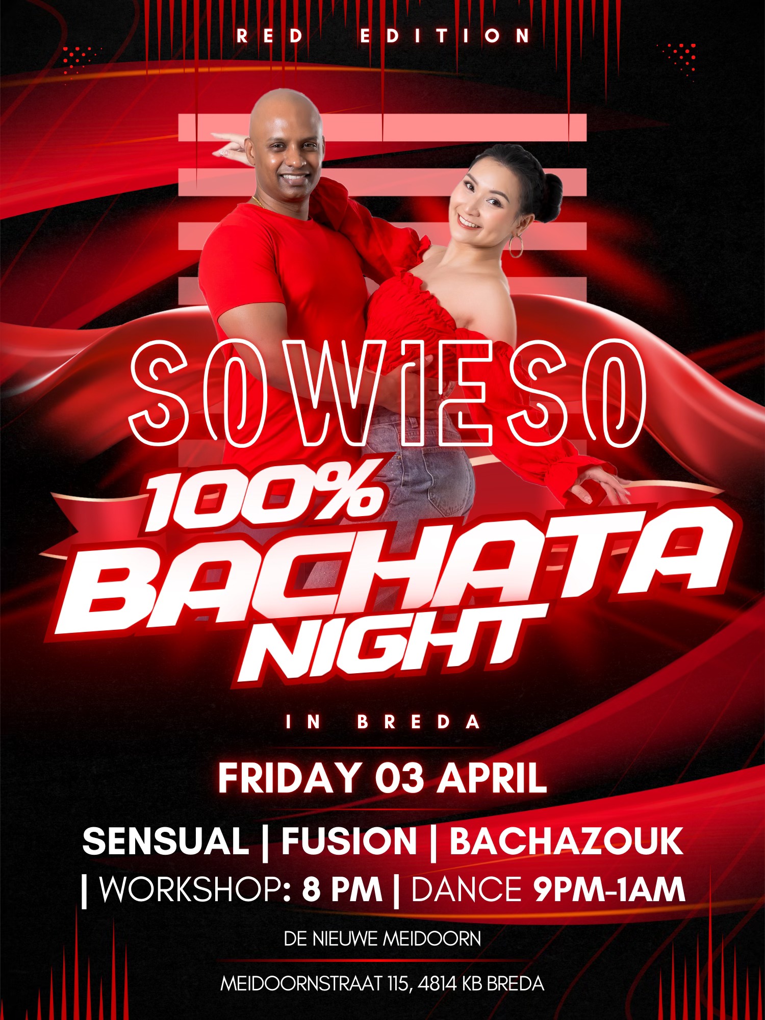 SOWIESO BACHATA NIGHT: IN BREDA 1st Edition